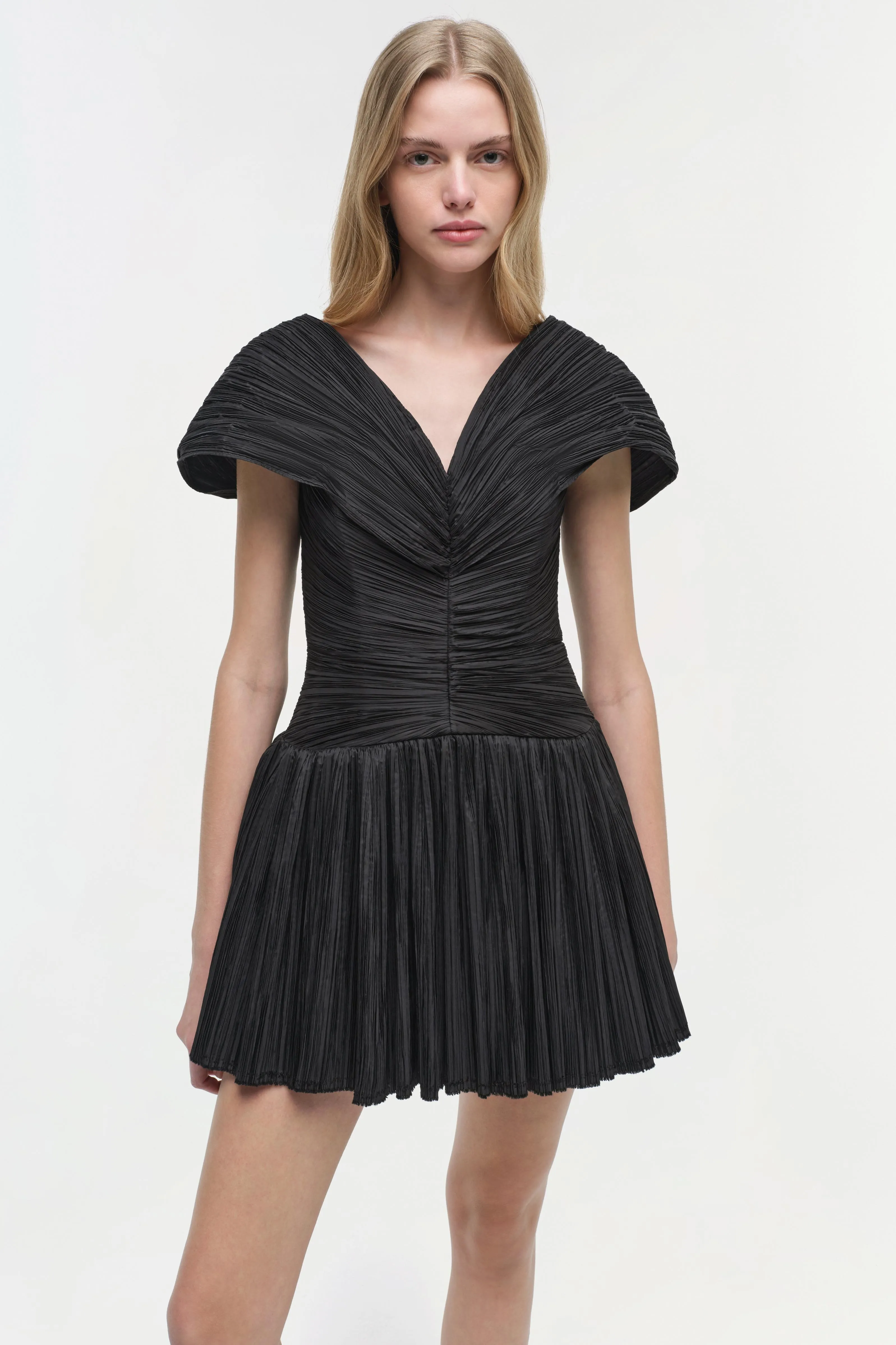 Avarie Plisse Mini Dress sold by Simkhai product image thumbnail 3