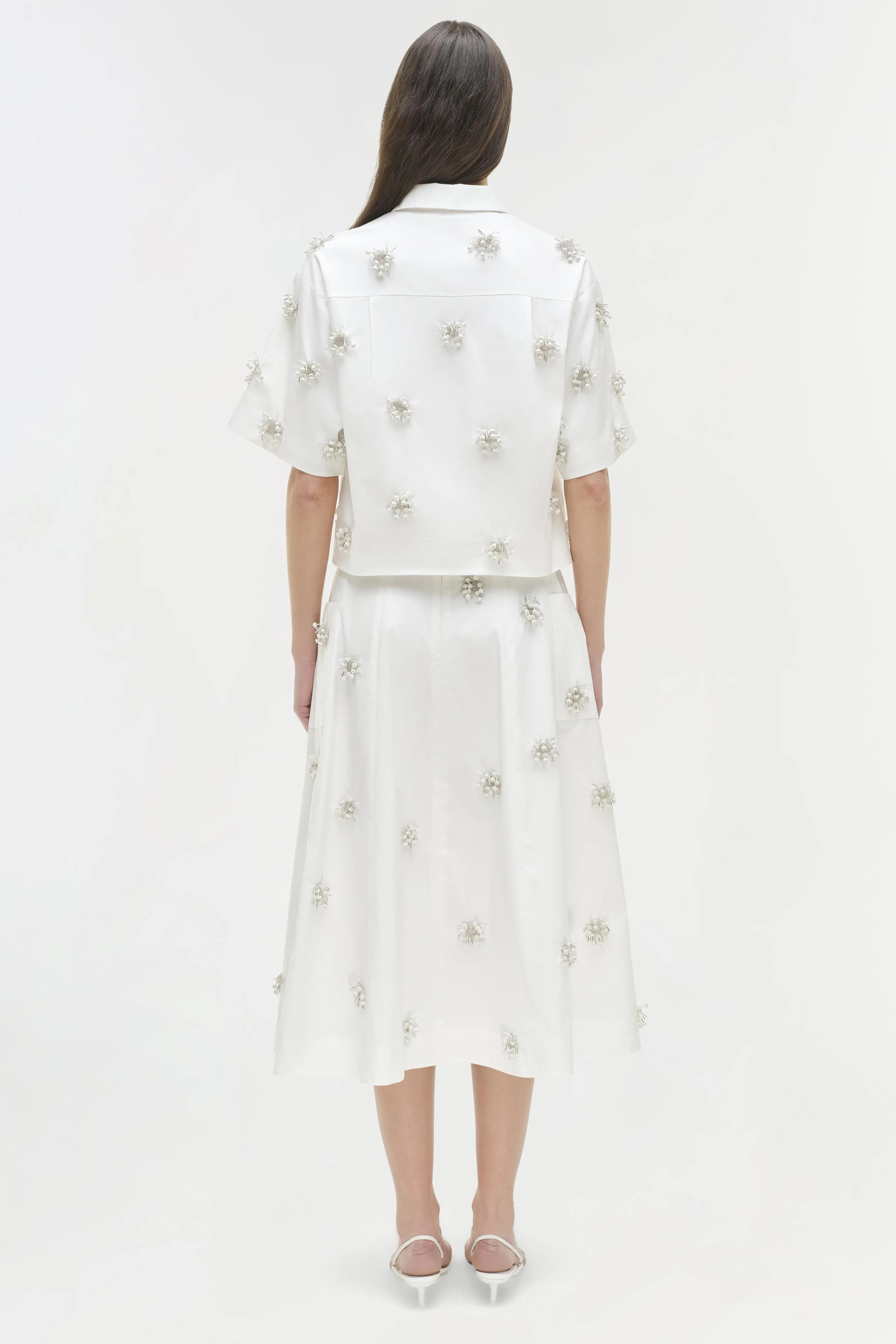 Novanna Embellished Midi Skirt sold by Simkhai product image thumbnail 5