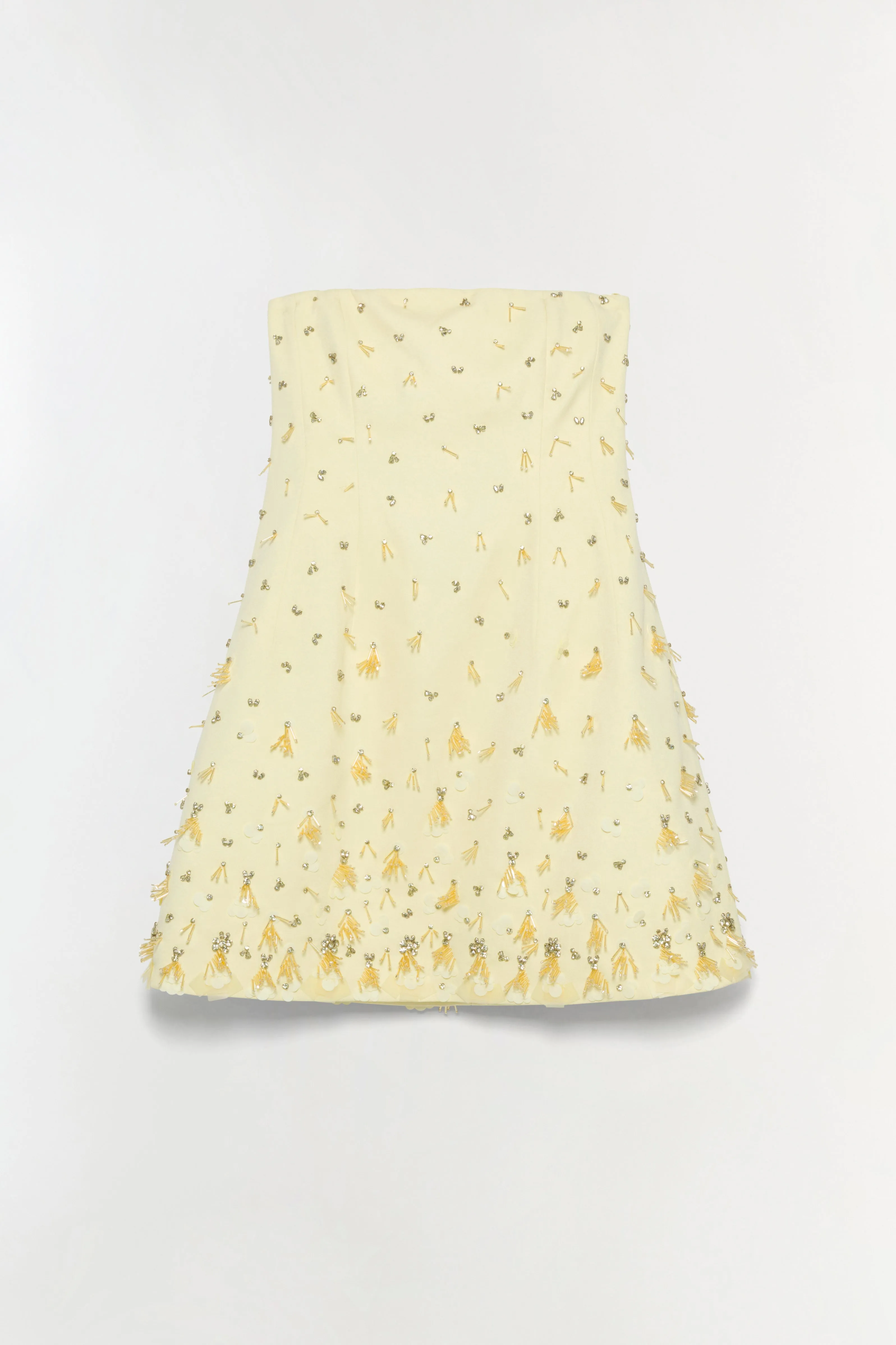 Yasmin Embellished Strapless Mini Dress sold by Simkhai