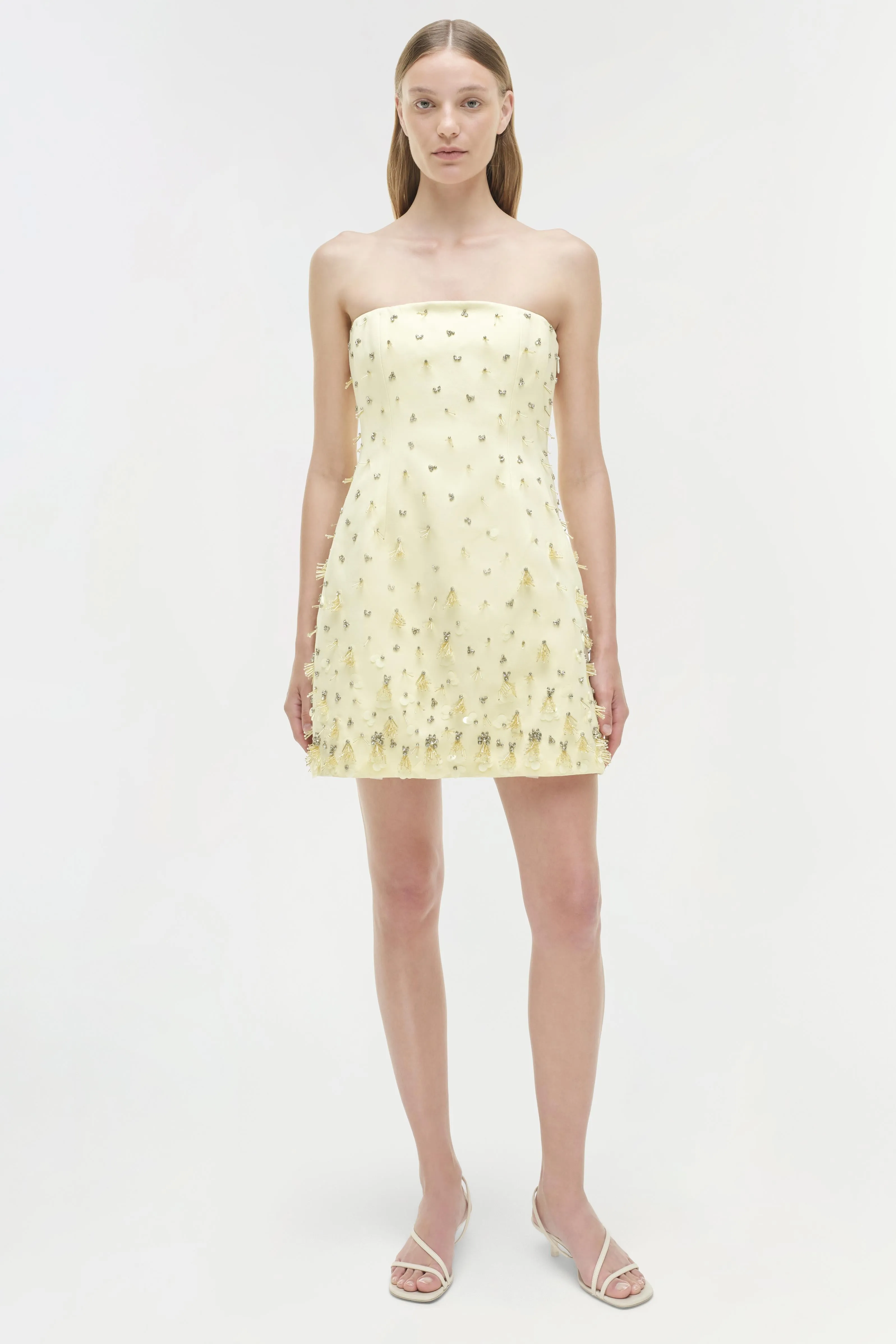 Yasmin Embellished Strapless Mini Dress sold by Simkhai product image thumbnail 2