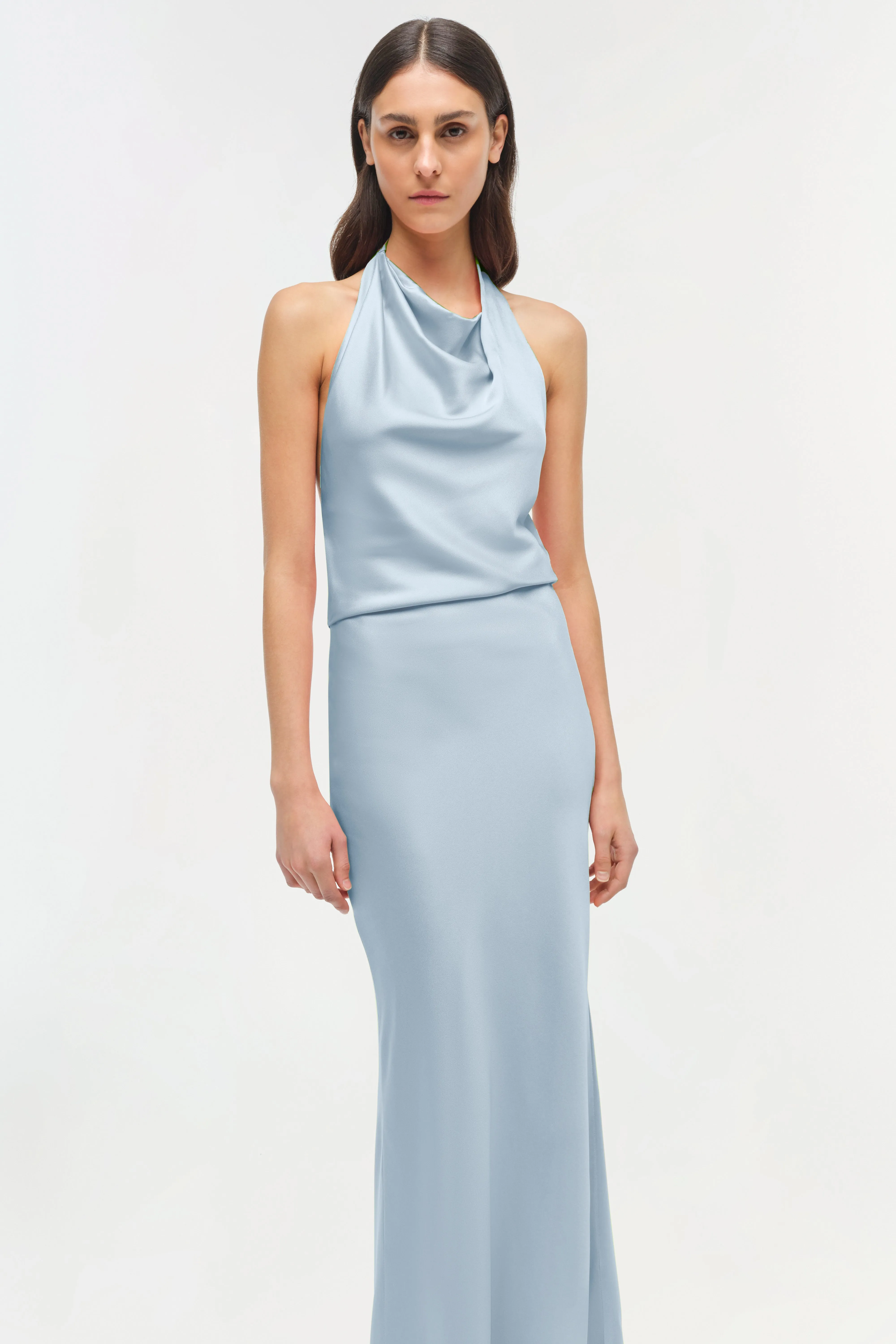 Reannon Draped Satin Gown sold by Simkhai product image thumbnail 3