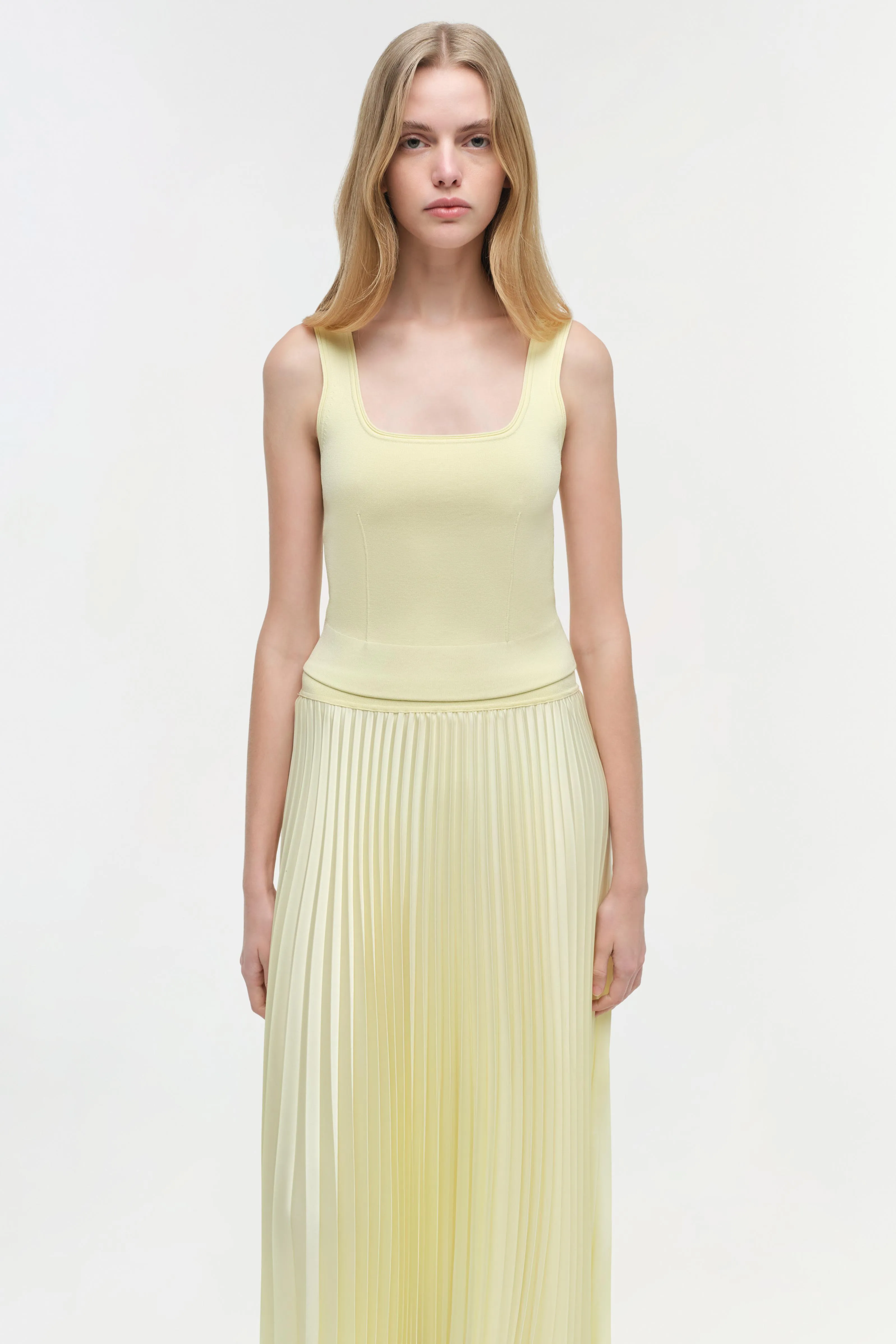 Melanie Pleated Midi Skirt sold by Simkhai product image thumbnail 3