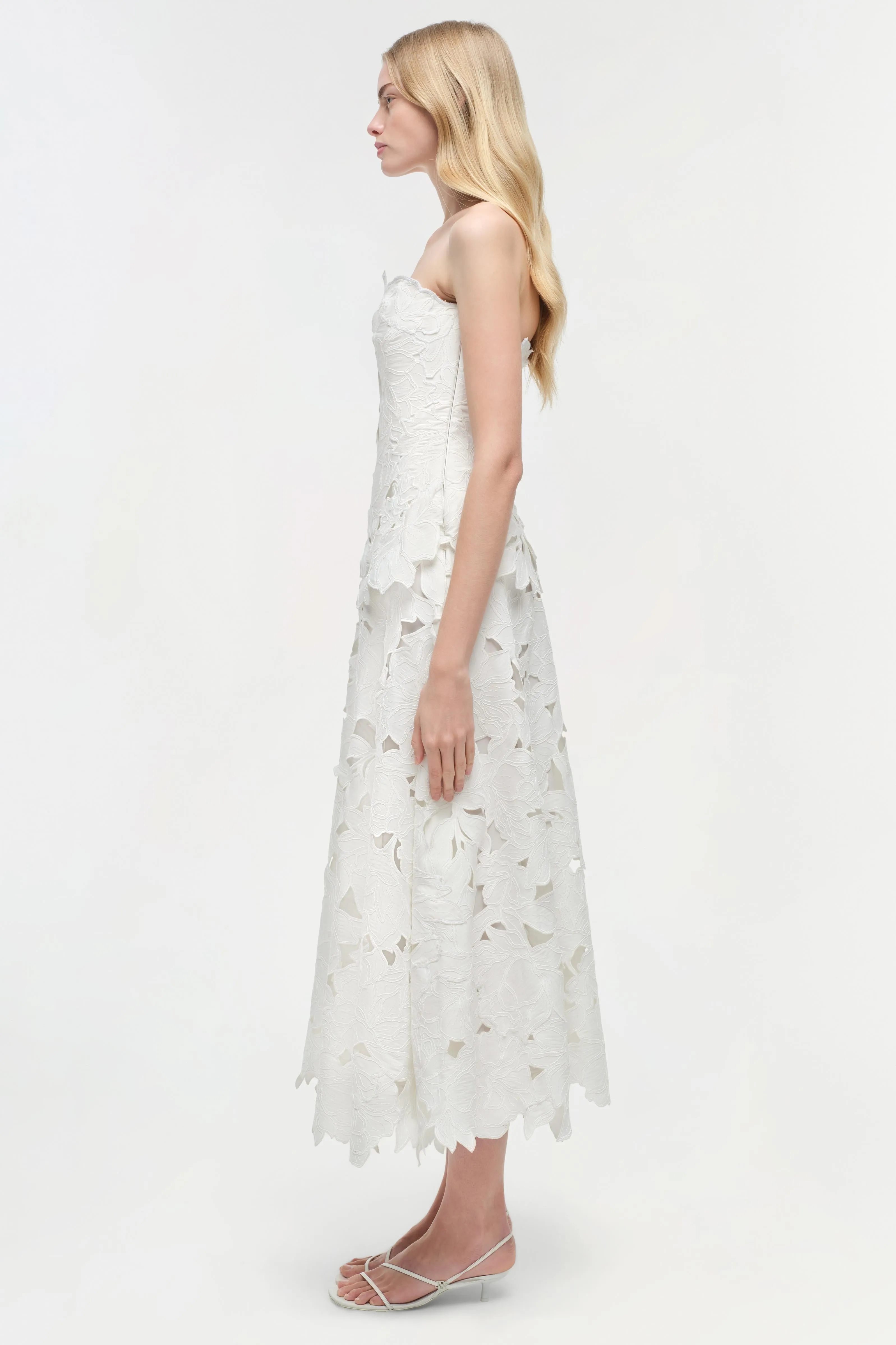 Audrey Embroidered Midi Dress sold by Simkhai product image thumbnail 4