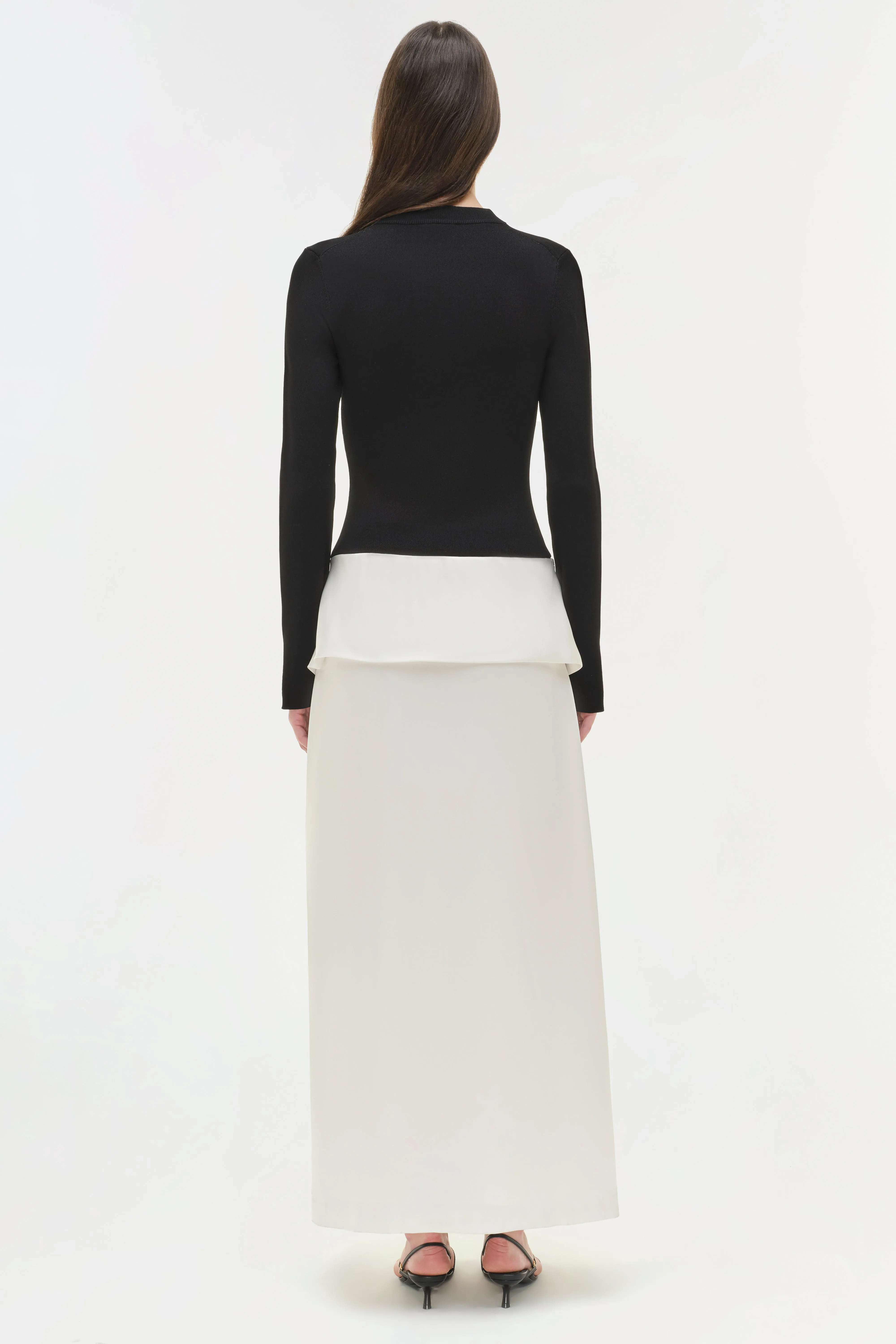 Ornella Knit Satin Midi Dress sold by Simkhai product image thumbnail 5
