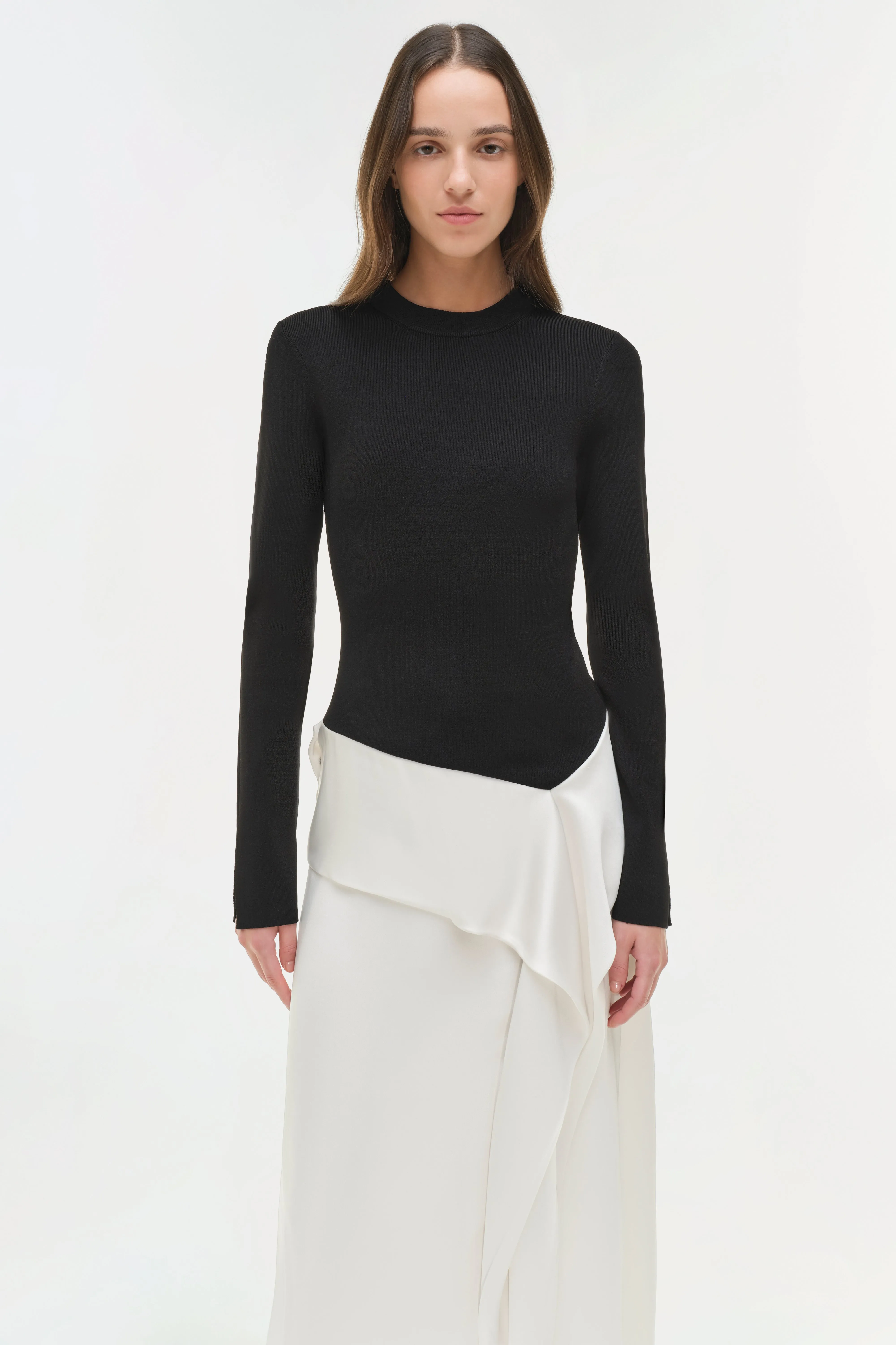 Ornella Knit Satin Midi Dress sold by Simkhai product image thumbnail 3