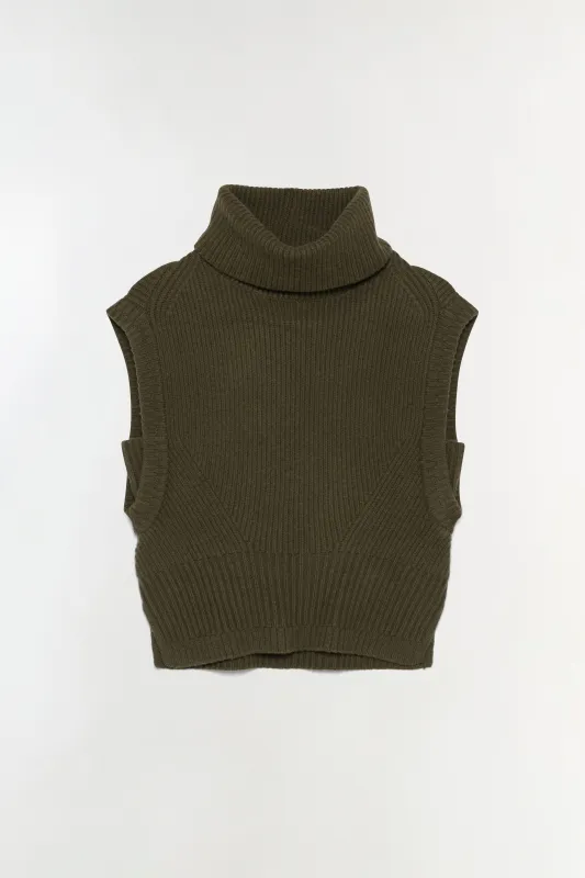 Maple Wool Cashmere Top sold by Simkhai