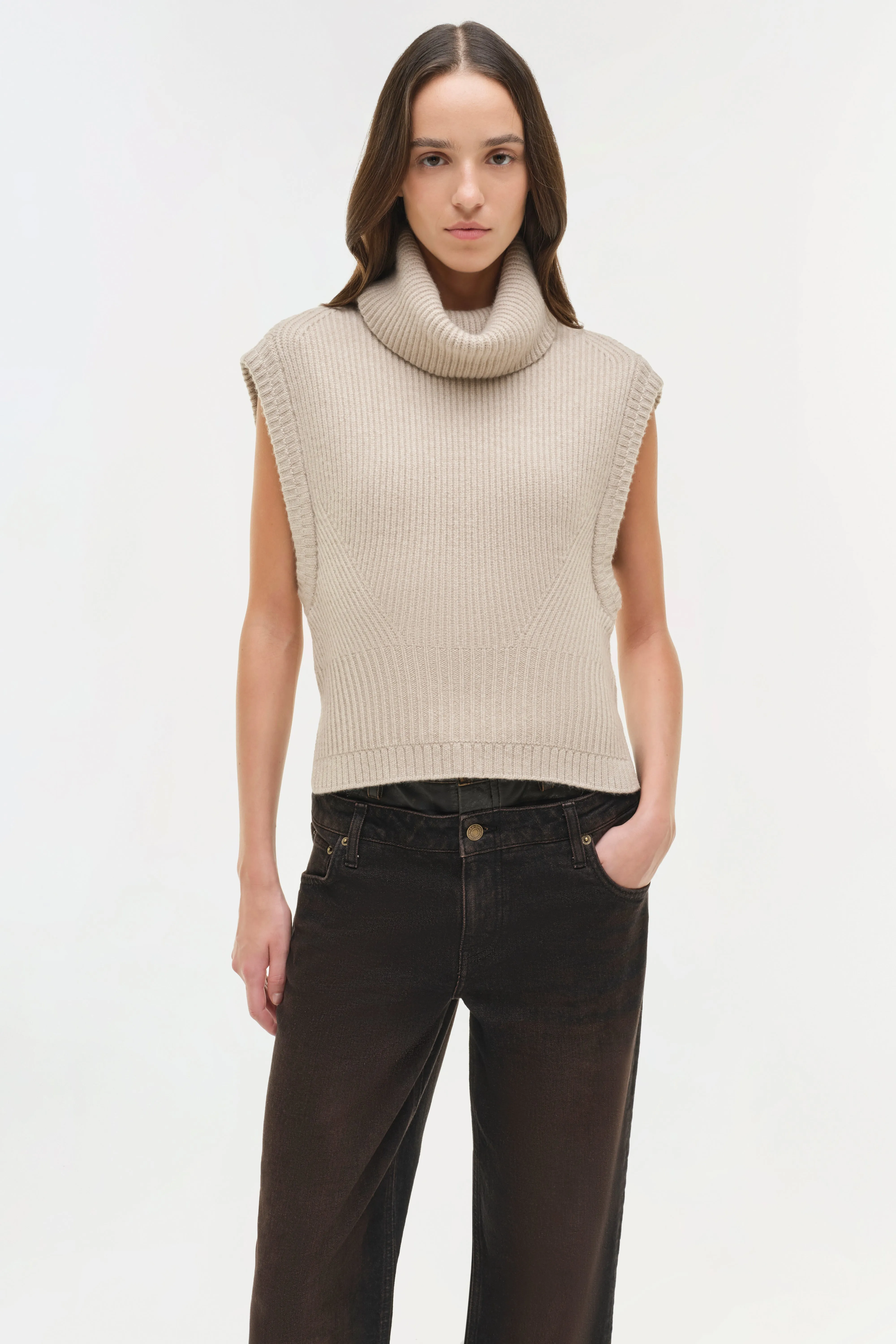 Maple Wool Cashmere Top sold by Simkhai product image thumbnail 3