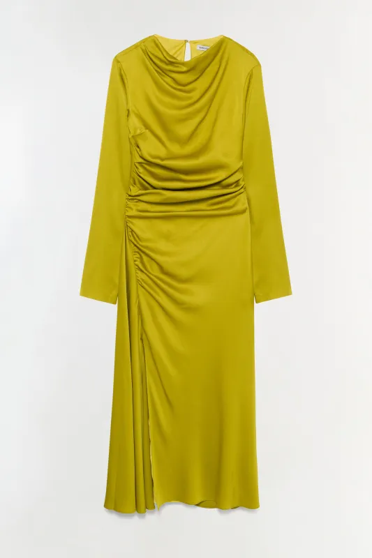 Odessa Satin Midi Dress sold by Simkhai