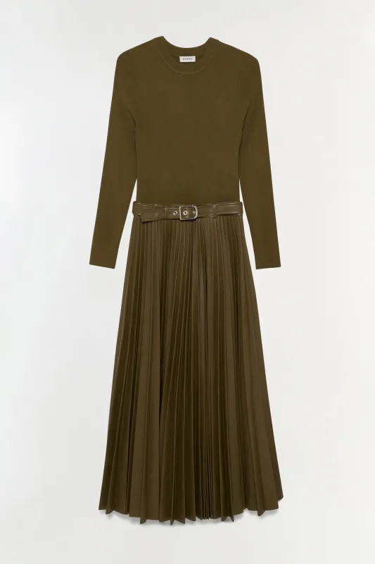 Abilene Knit Combo Midi Dress sold by Simkhai