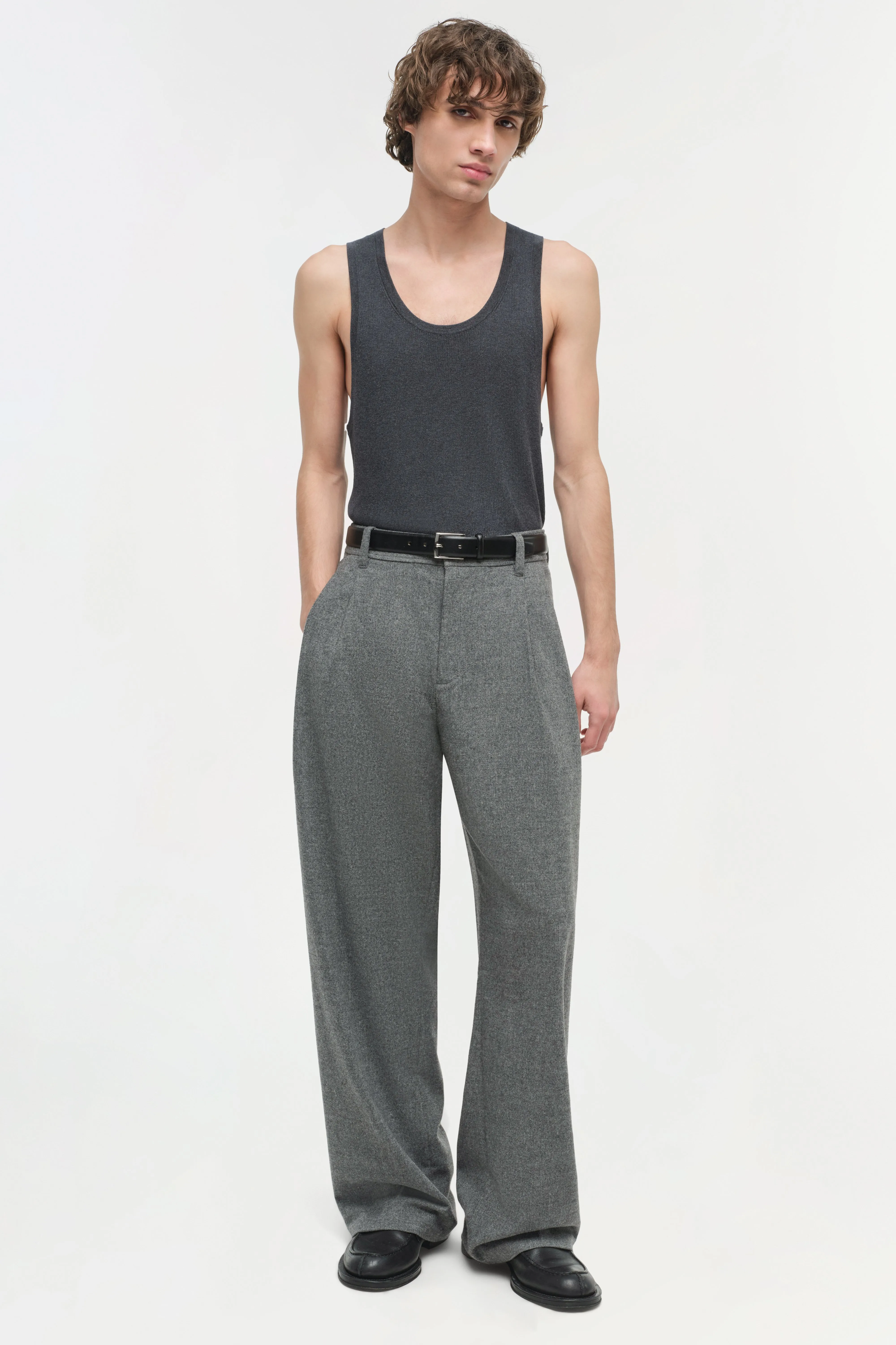 Falcon Pleated Wide Leg Pants sold by Simkhai product image thumbnail 2
