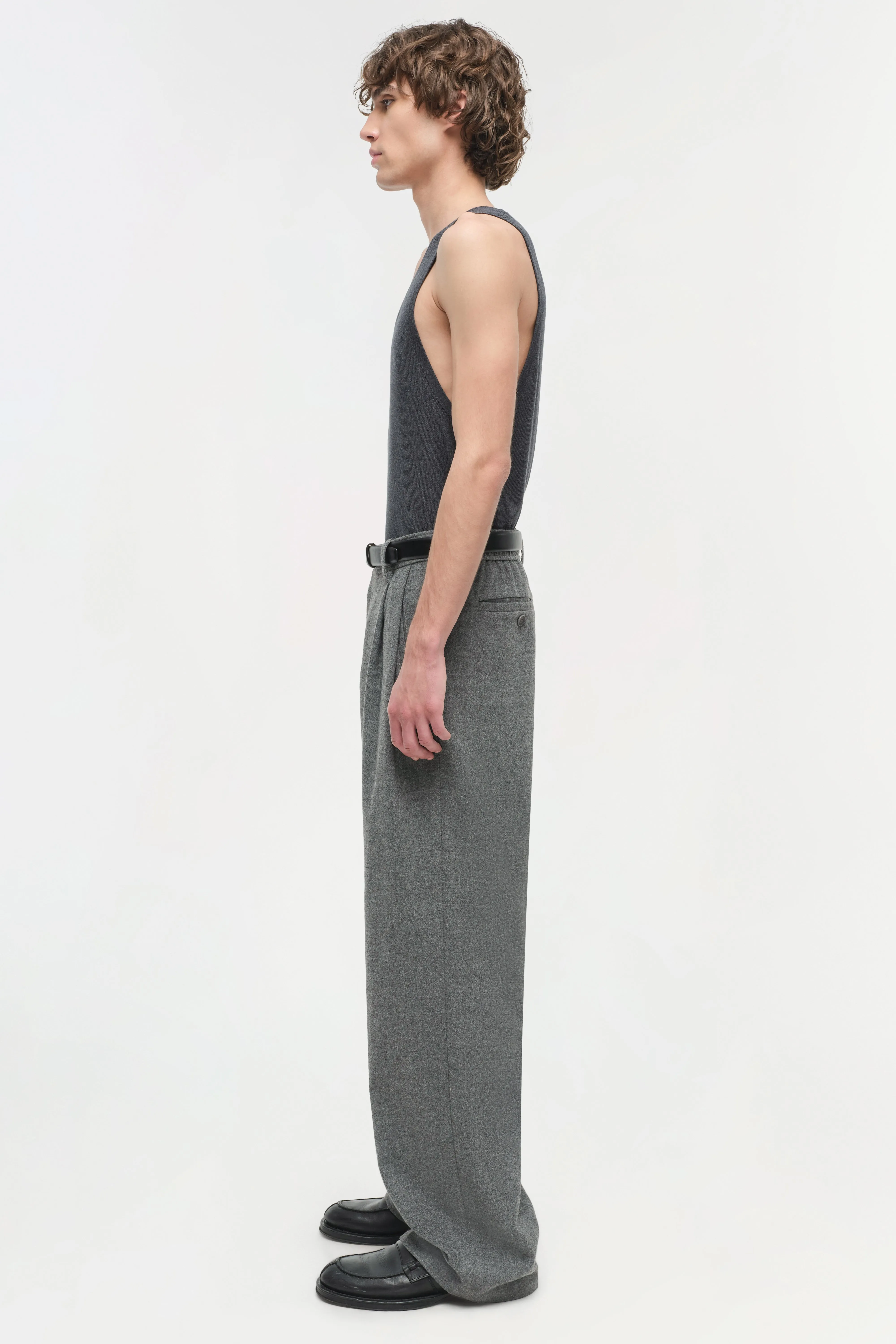 Falcon Pleated Wide Leg Pants sold by Simkhai product image thumbnail 3
