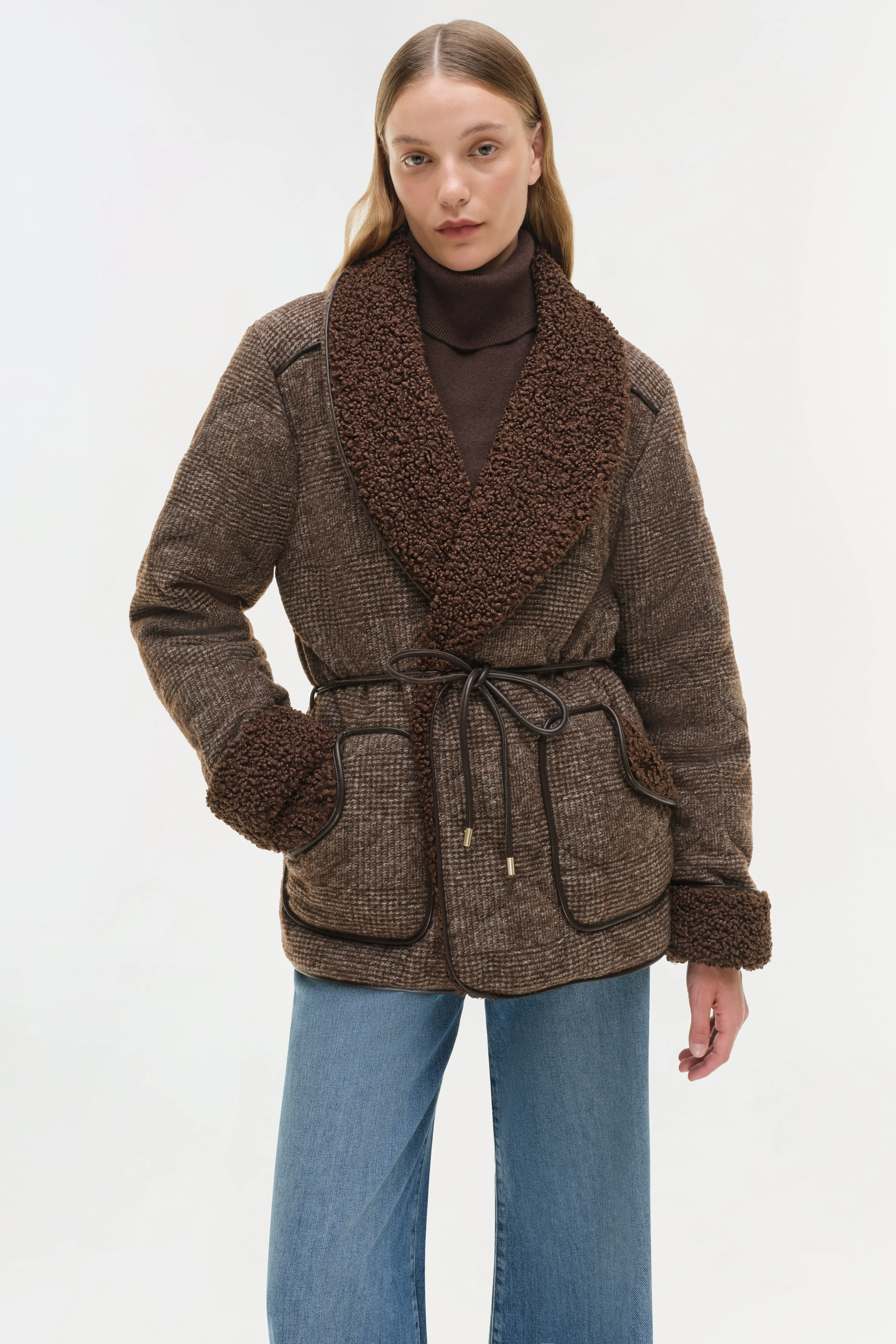 Rorie Quilted Jacket sold by Simkhai product image thumbnail 3