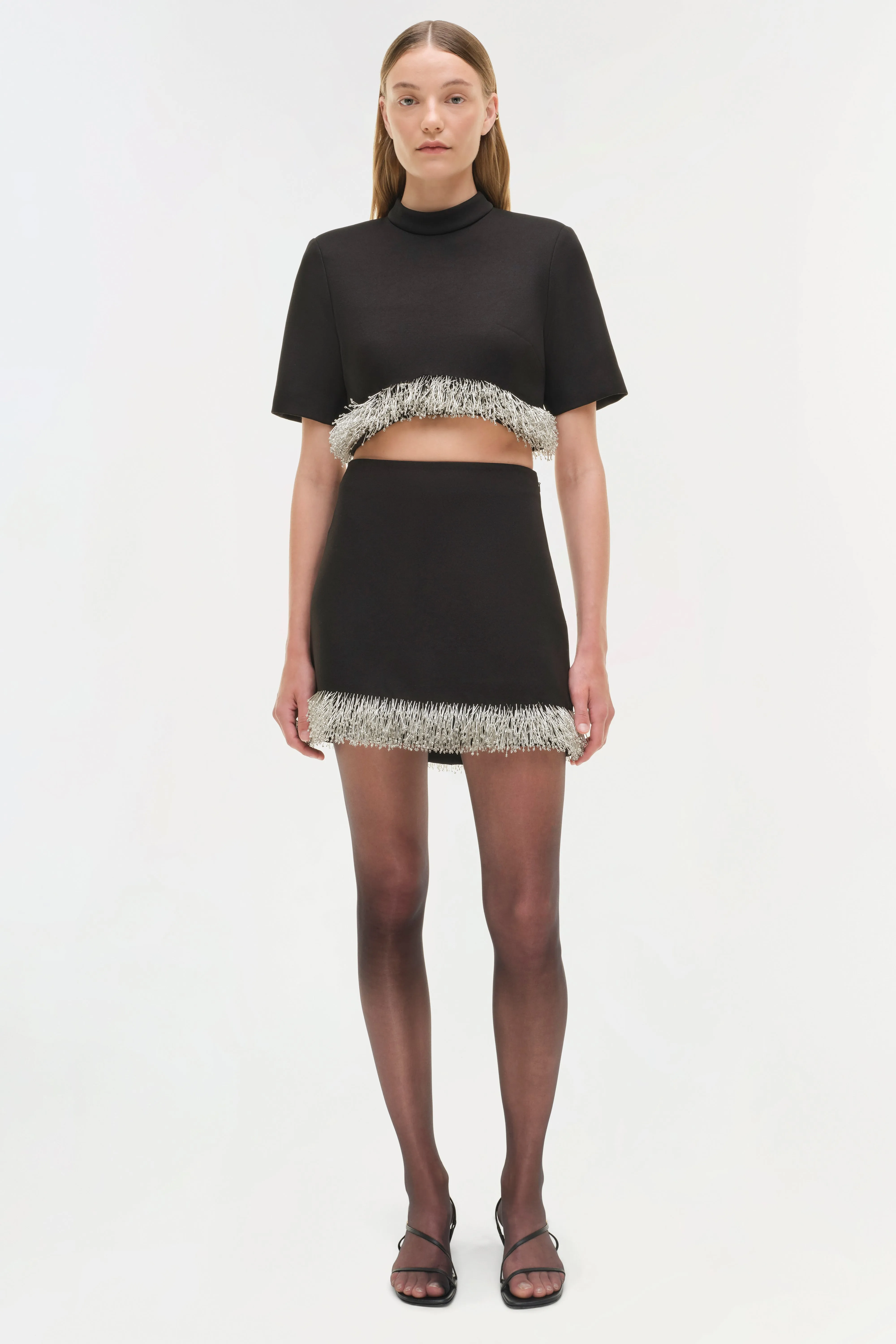 Jalen Embellished Cropped Top sold by Simkhai product image thumbnail 2