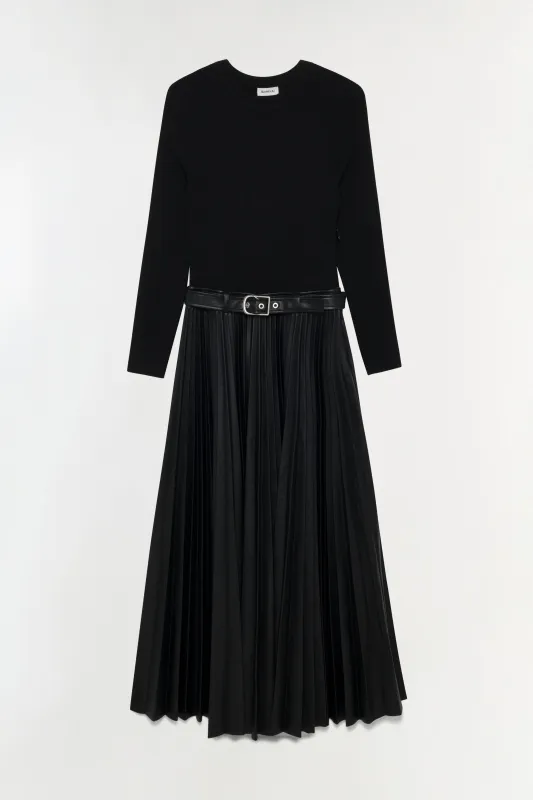 Abilene Knit Combo Midi Dress sold by Simkhai