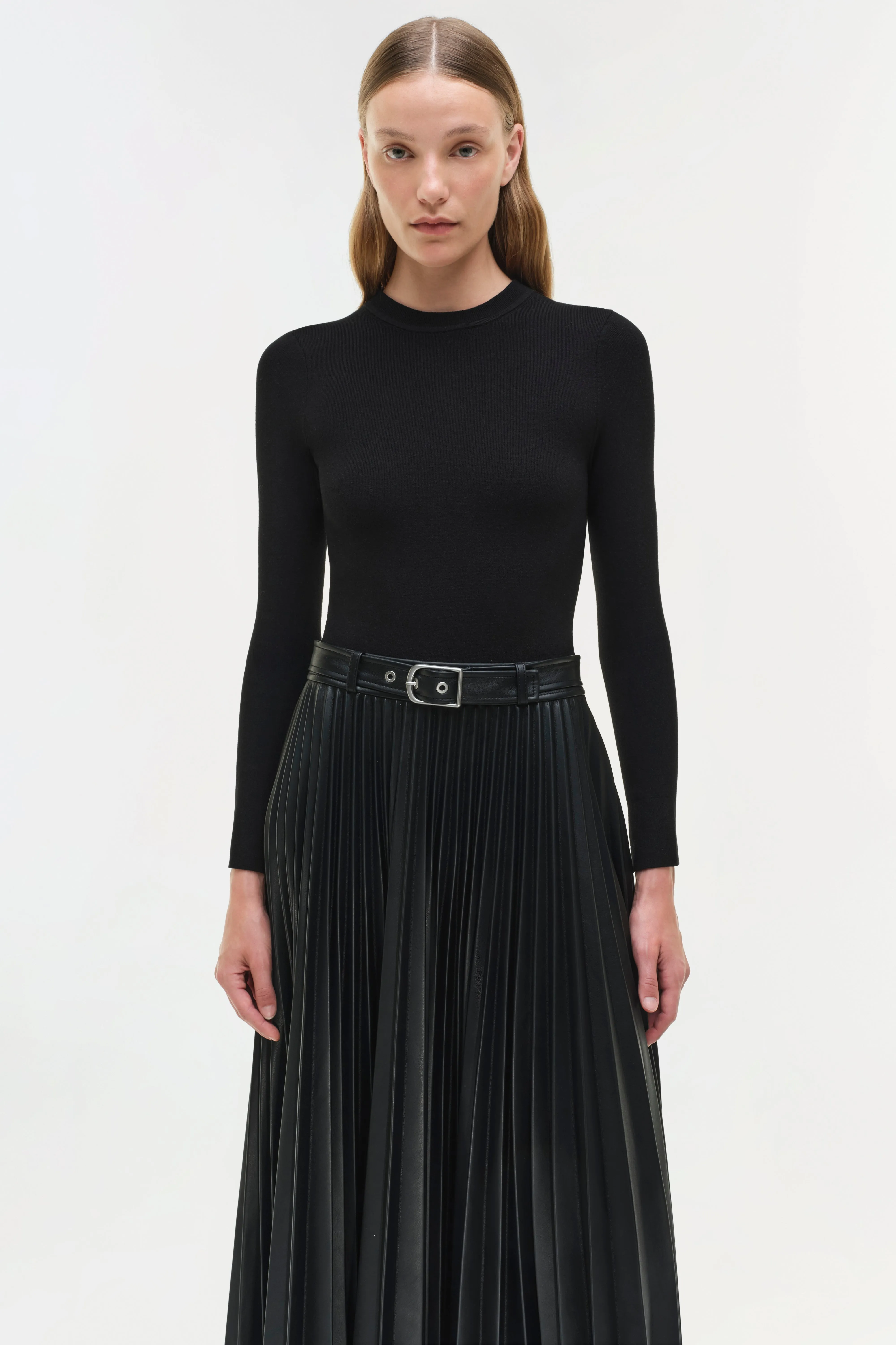 Abilene Knit Combo Midi Dress sold by Simkhai product image thumbnail 3