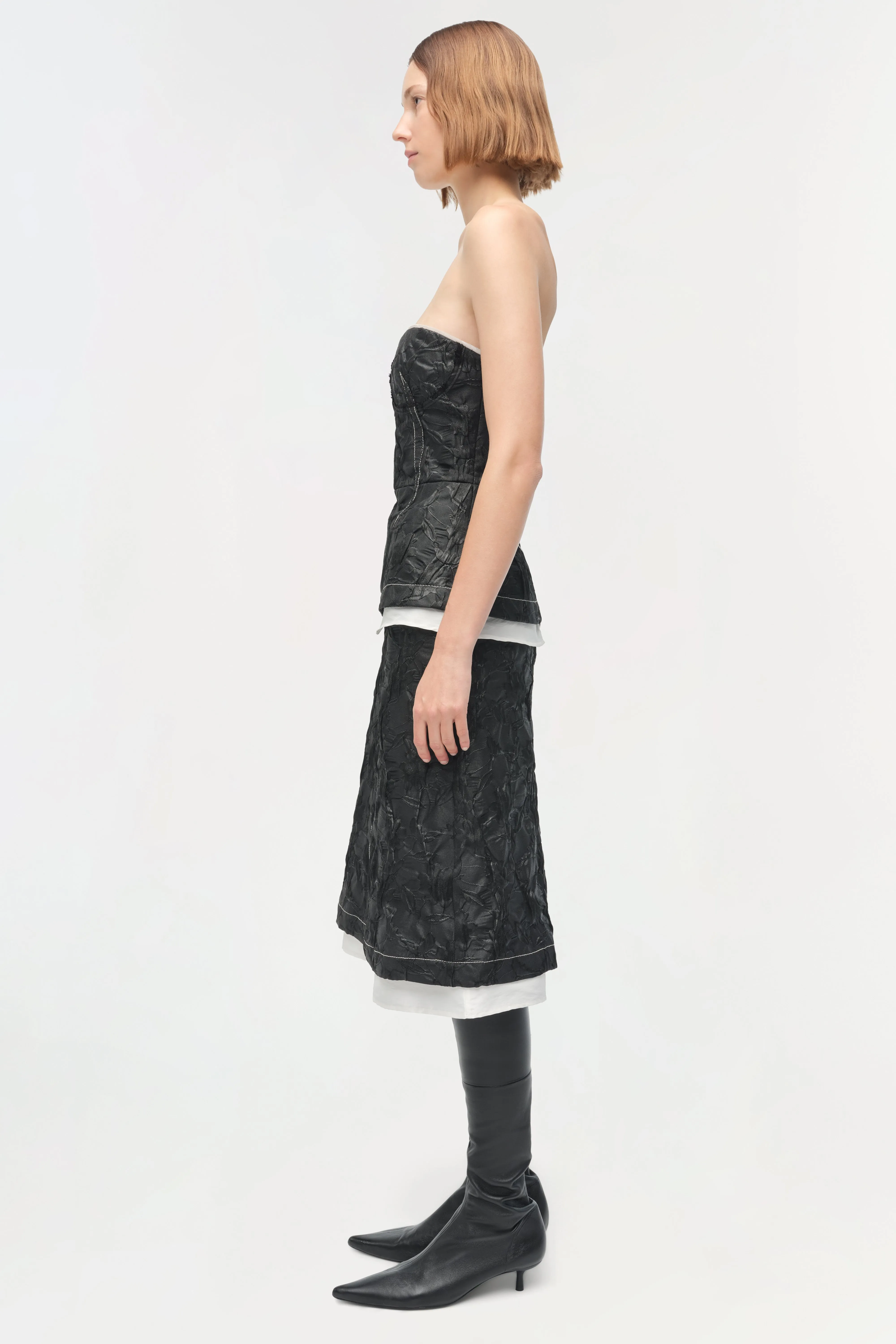 Zander Jacquard Bustier Top sold by Simkhai product image thumbnail 4