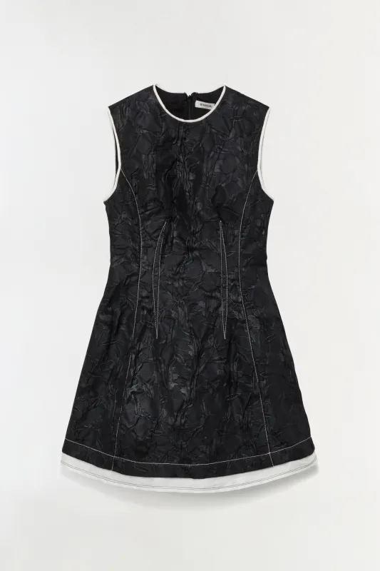 Audrina Jacquard Mini Dress made by Simkhai