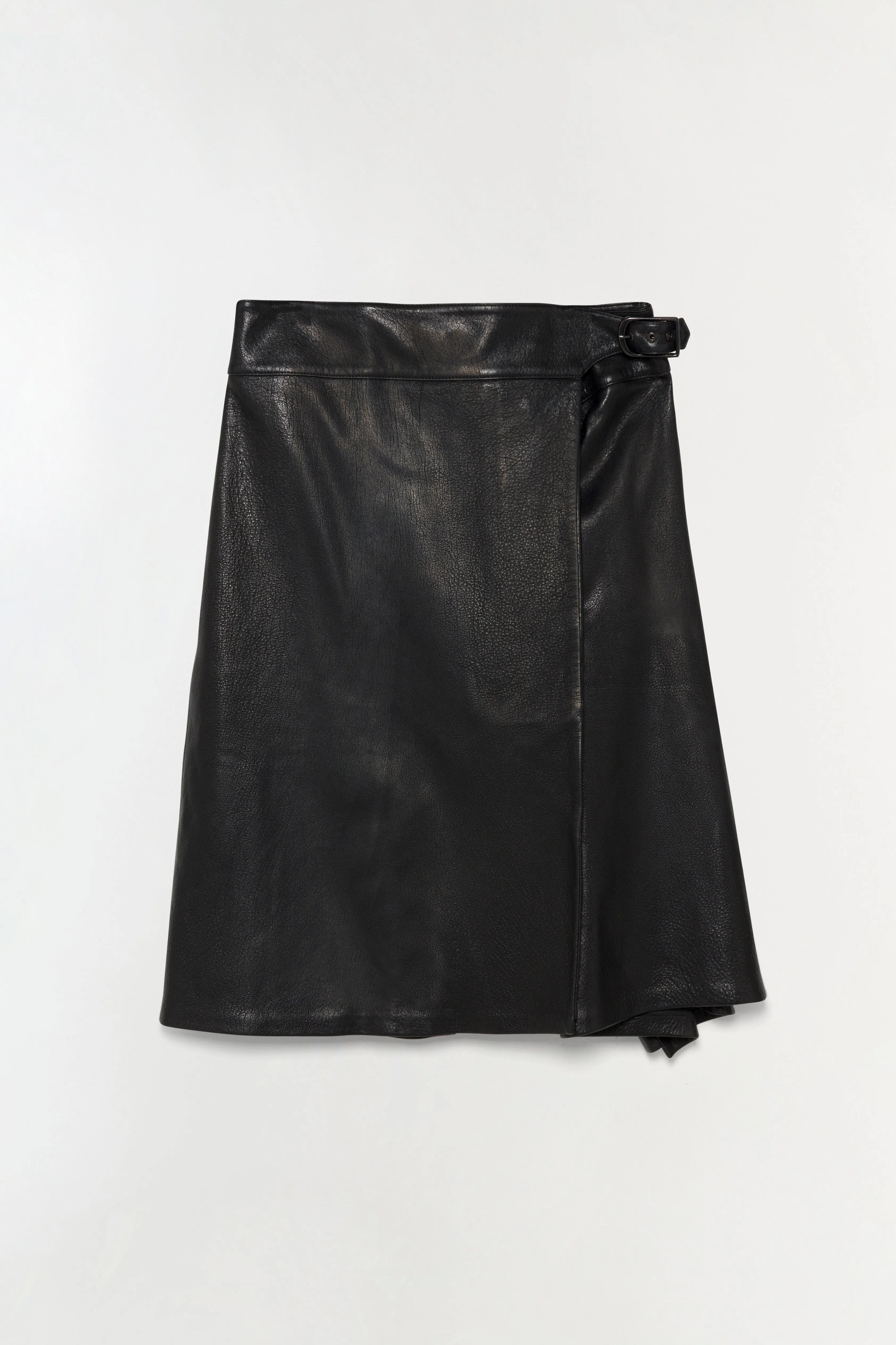 Raddix Leather Midi Skirt sold by Simkhai