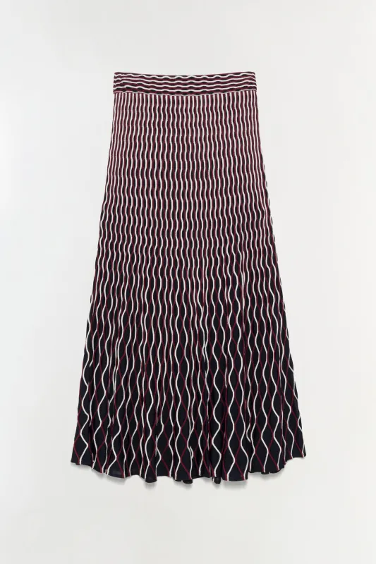 Alizia Knit Midi Skirt sold by Simkhai
