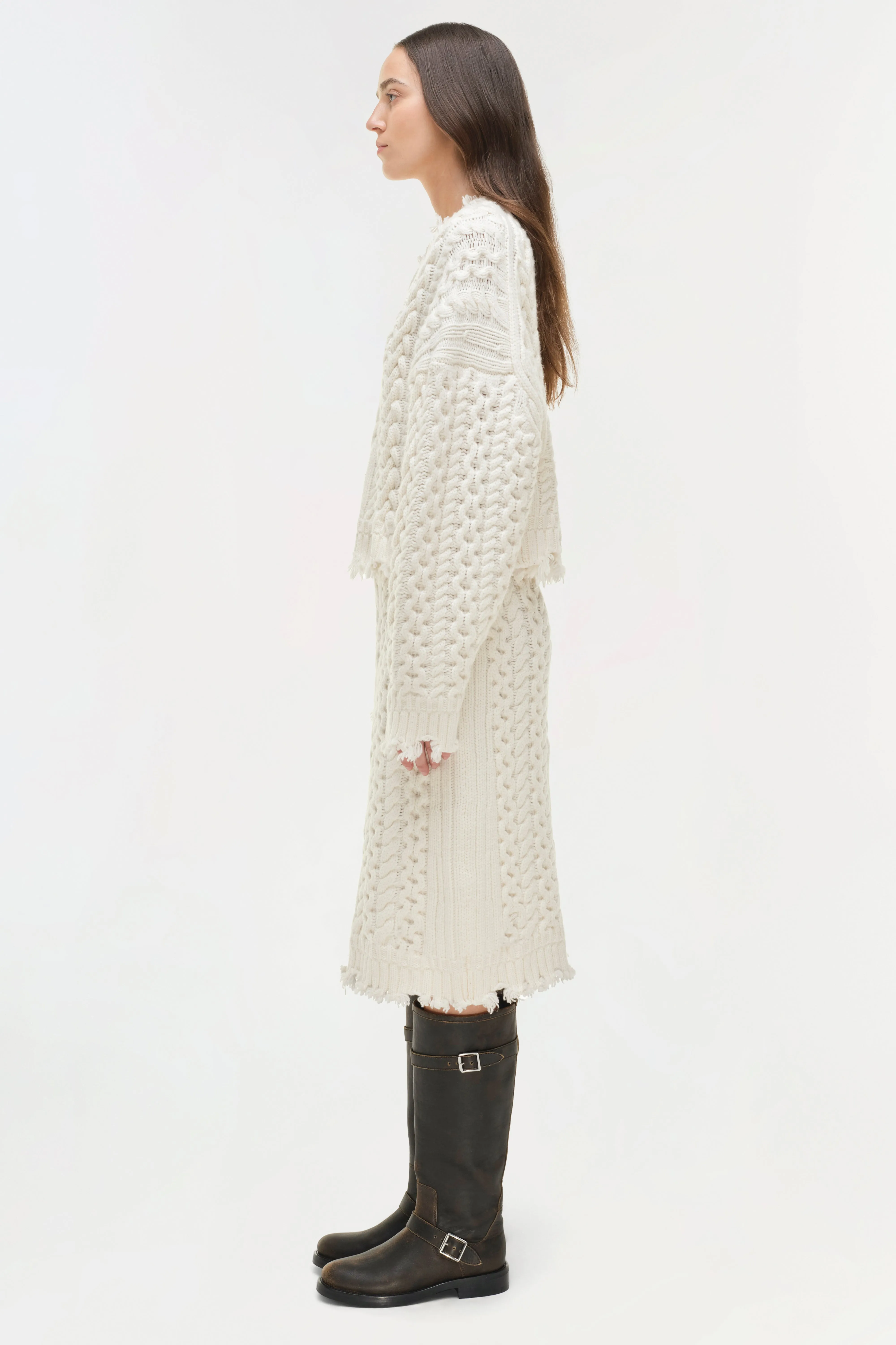 Felix Knit Cropped Sweater sold by Simkhai product image thumbnail 4