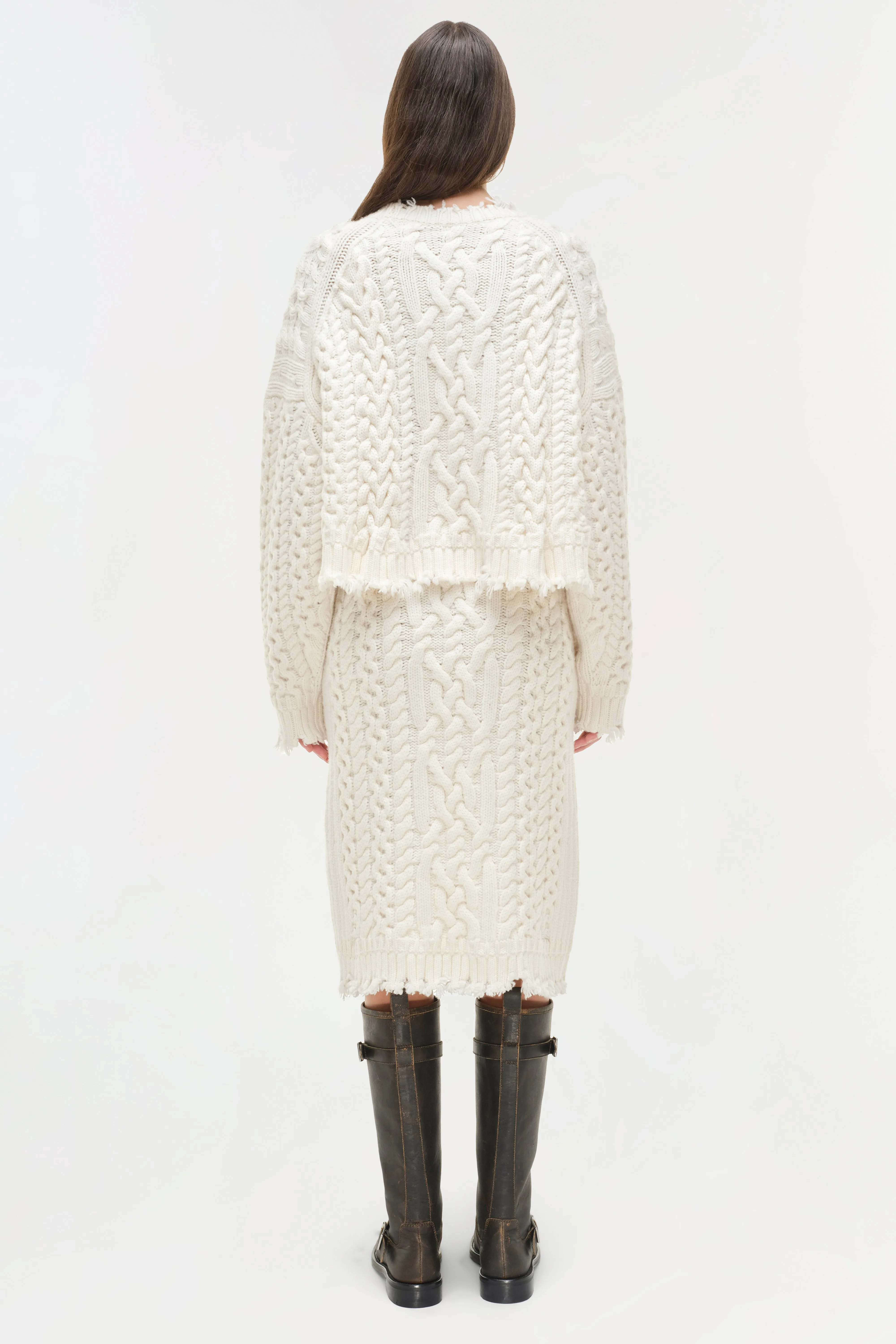 Felix Knit Cropped Sweater sold by Simkhai product image thumbnail 5