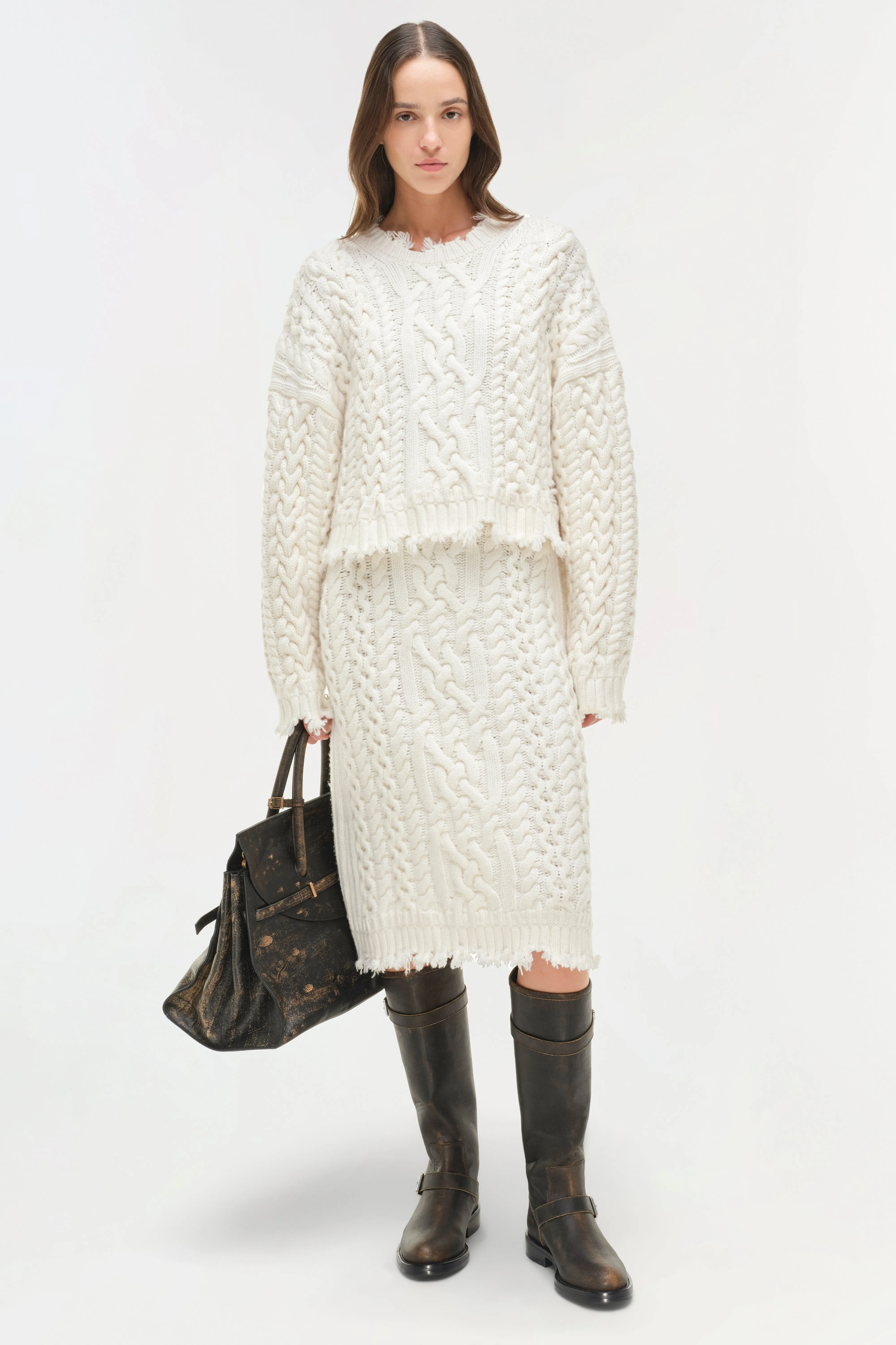 Felix Knit Cropped Sweater sold by Simkhai product image thumbnail 2