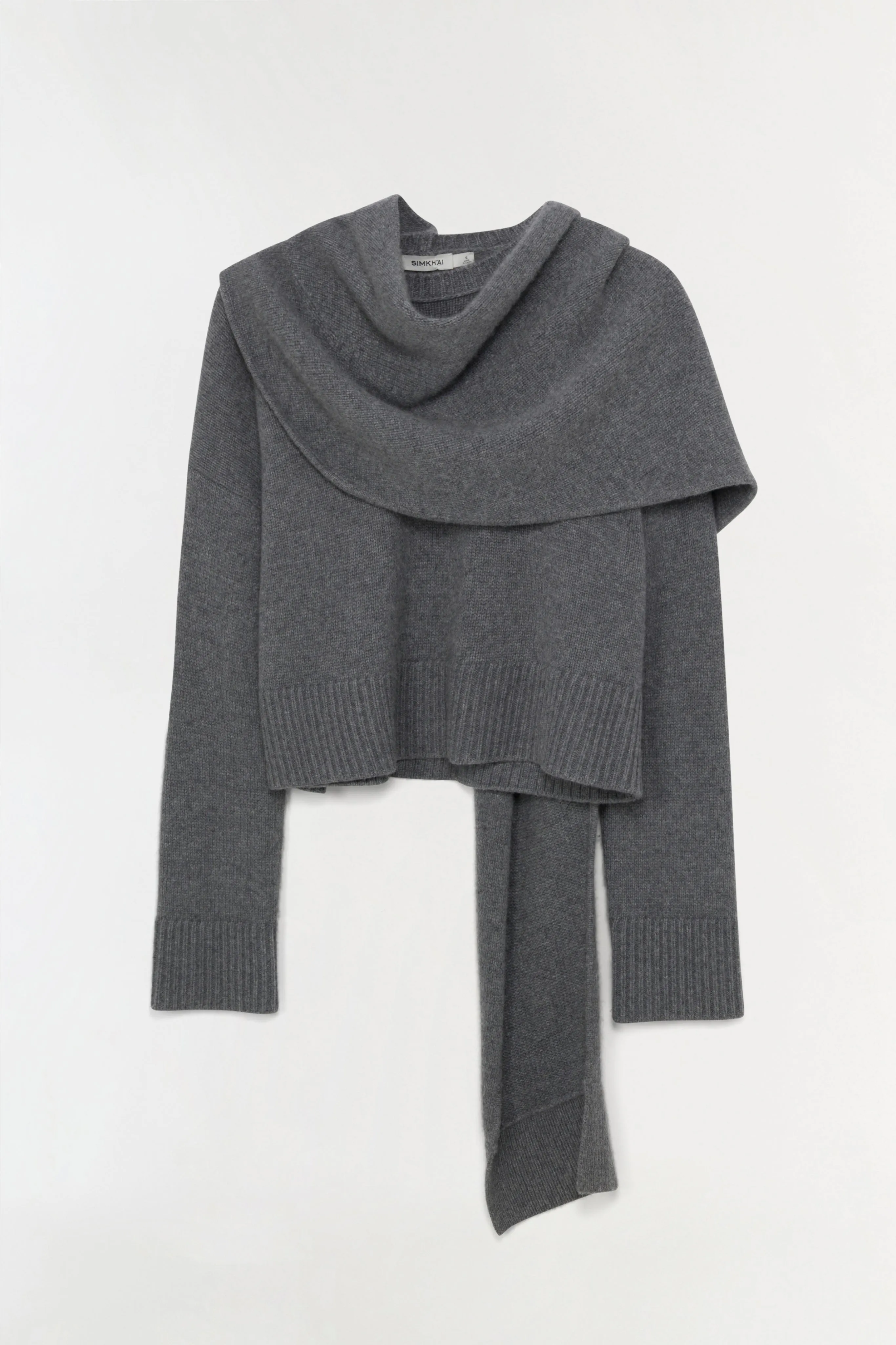 Elson Wool Cashmere Scarf Sweater sold by Simkhai