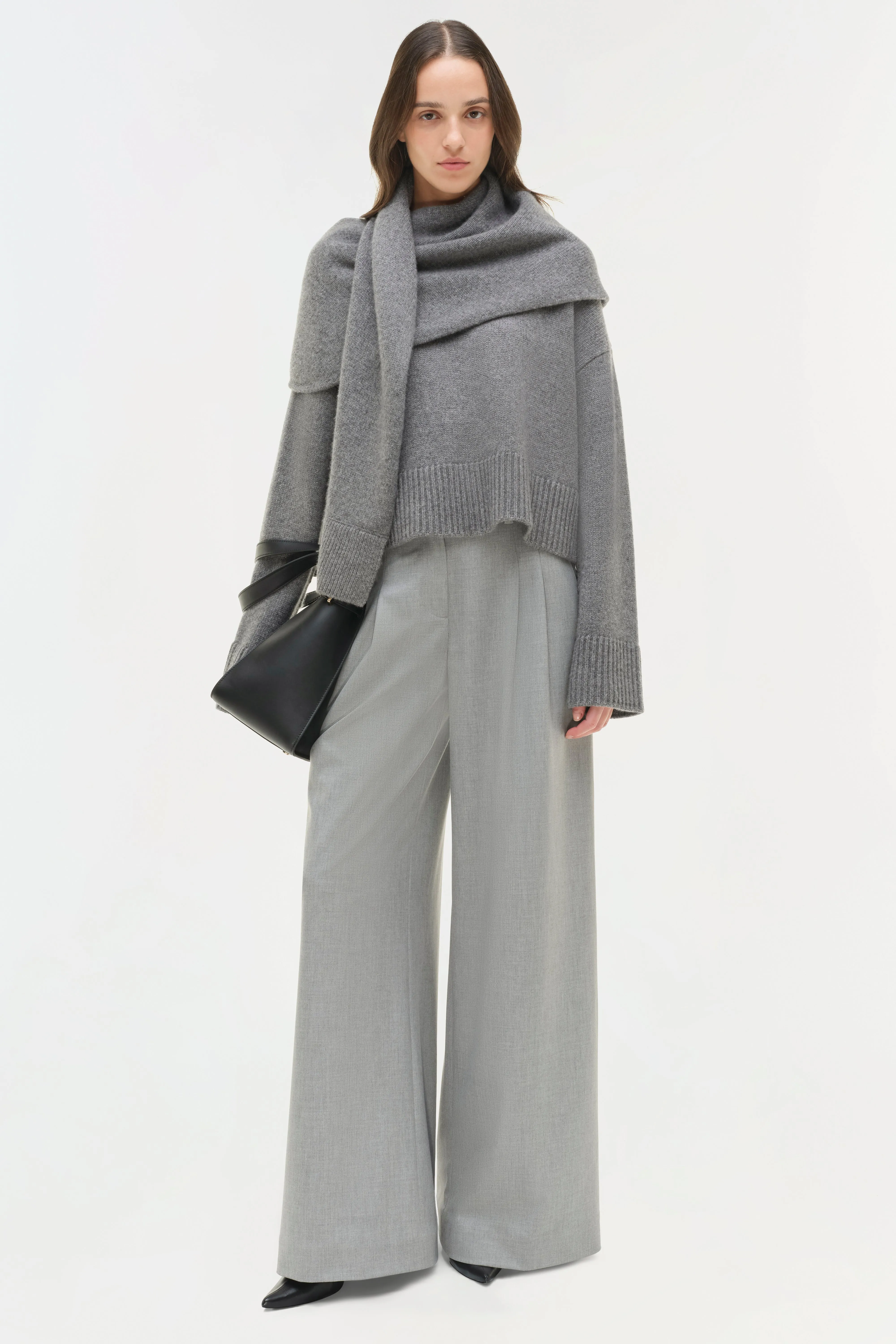 Elson Wool Cashmere Scarf Sweater sold by Simkhai product image thumbnail 2