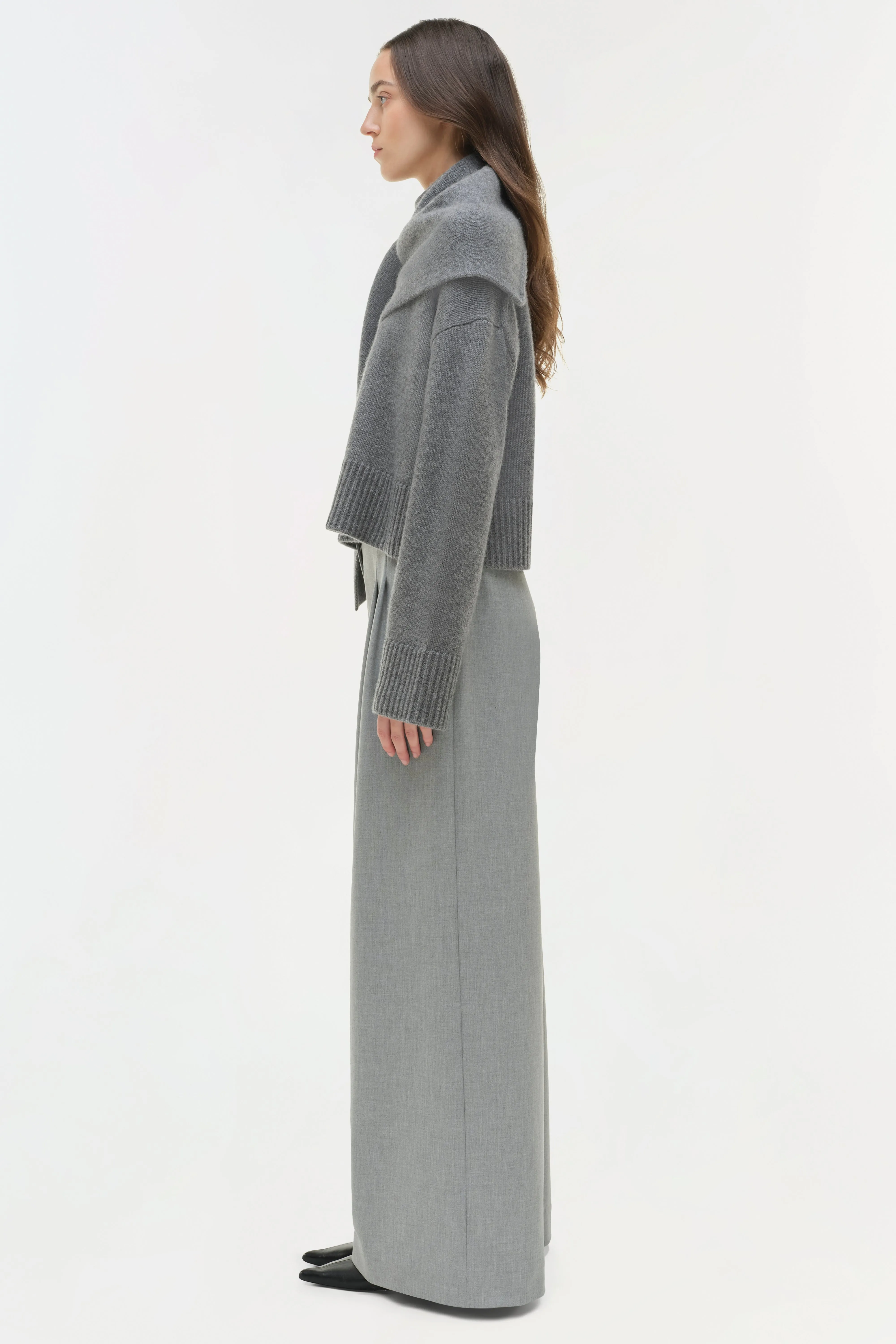 Elson Wool Cashmere Scarf Sweater sold by Simkhai product image thumbnail 4