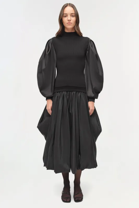 Jackie Taffeta Knit Top sold by Simkhai