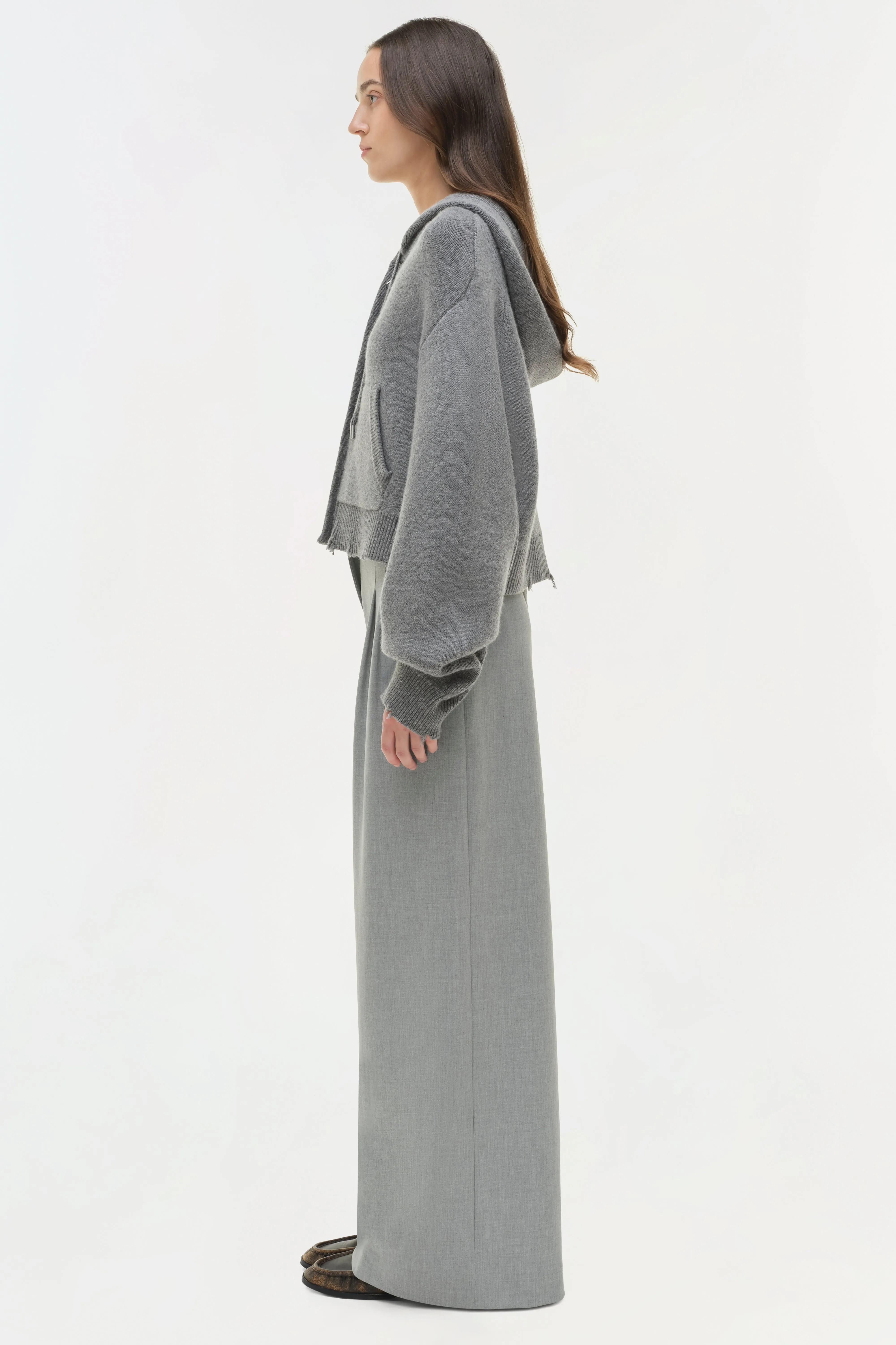 Dakota Wool Cropped Hoodie sold by Simkhai product image thumbnail 4