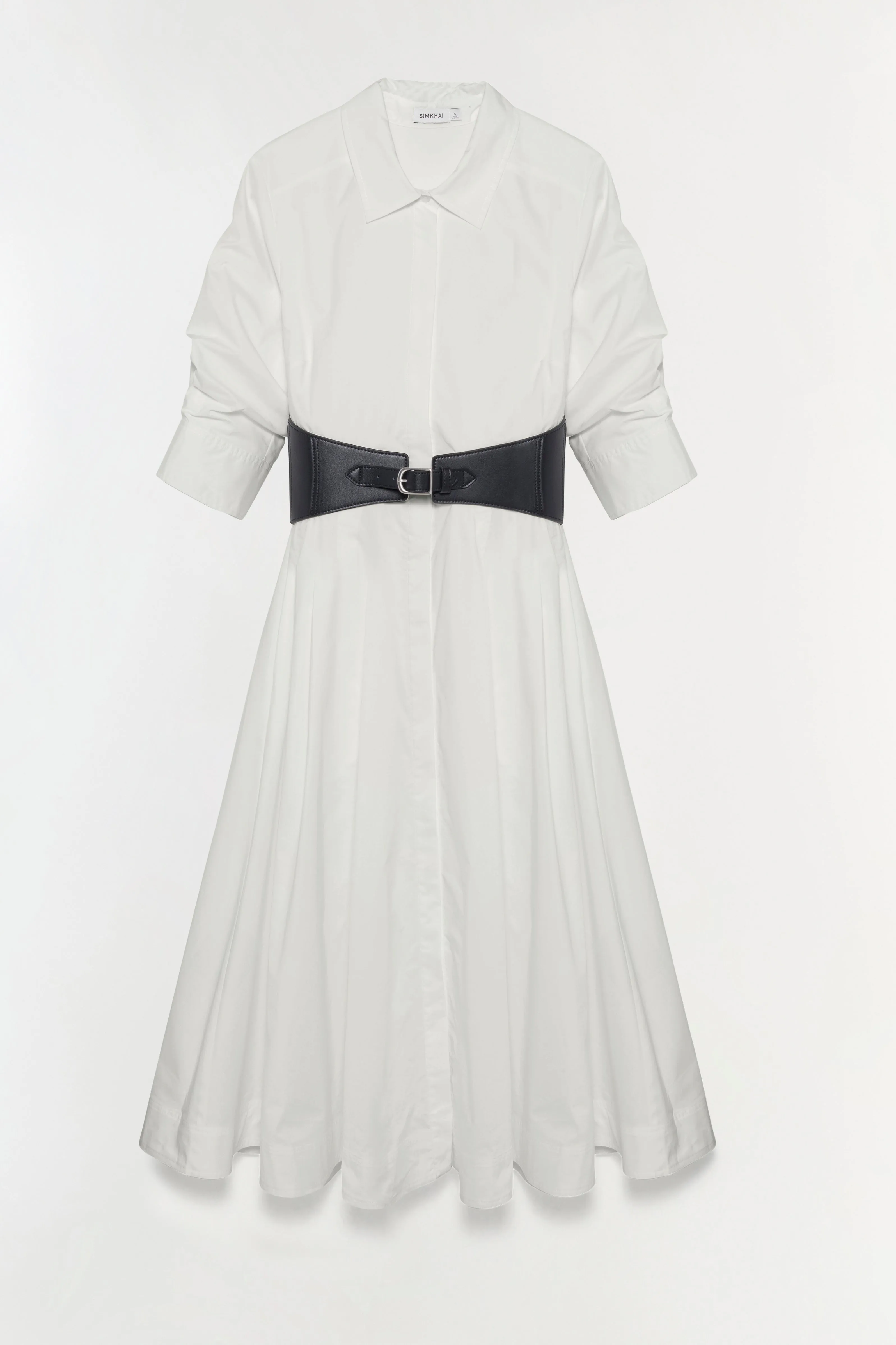 Olson Belted Cotton Midi Dress sold by Simkhai