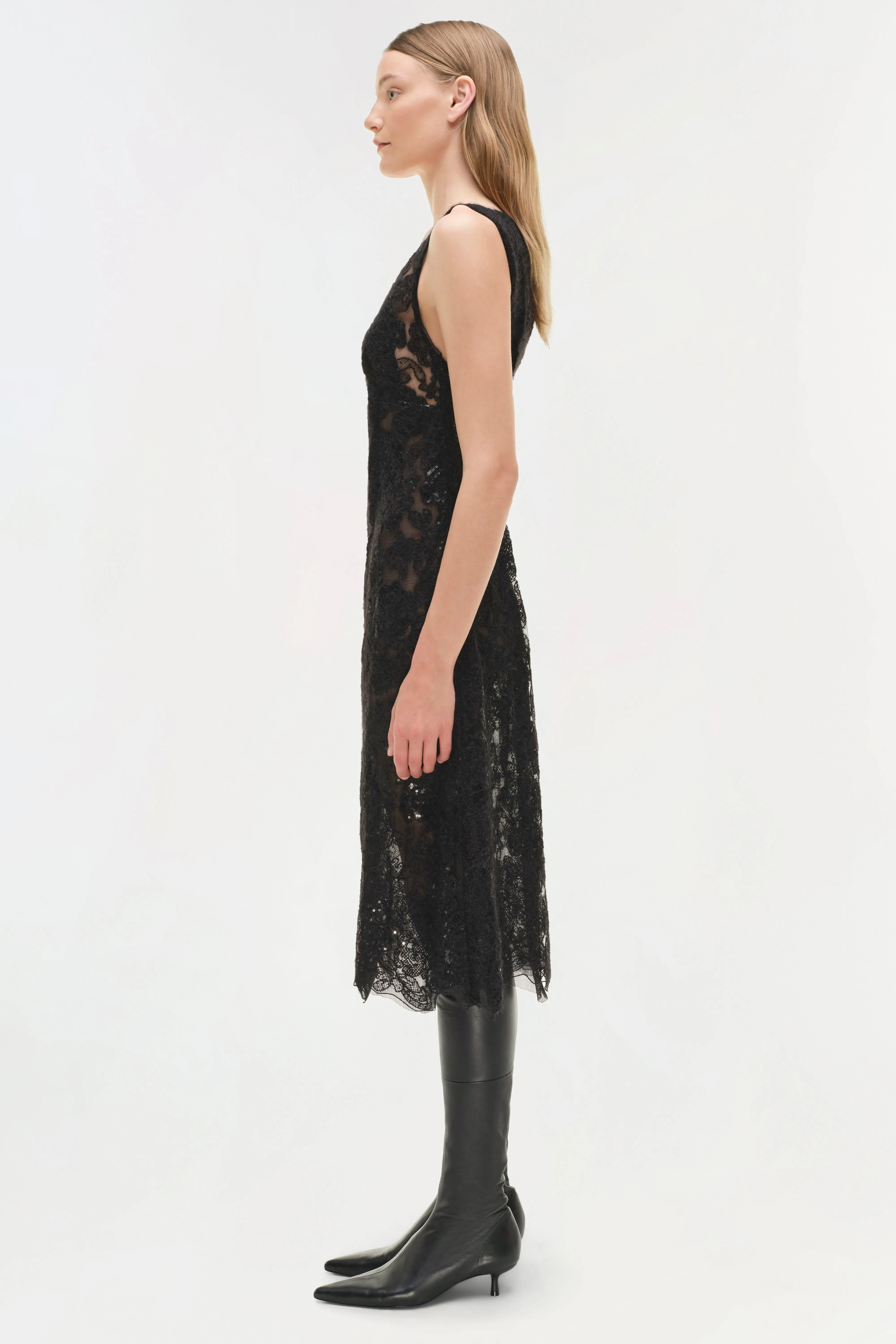 Delphine Sequin Lace Midi Dress sold by Simkhai product image thumbnail 4