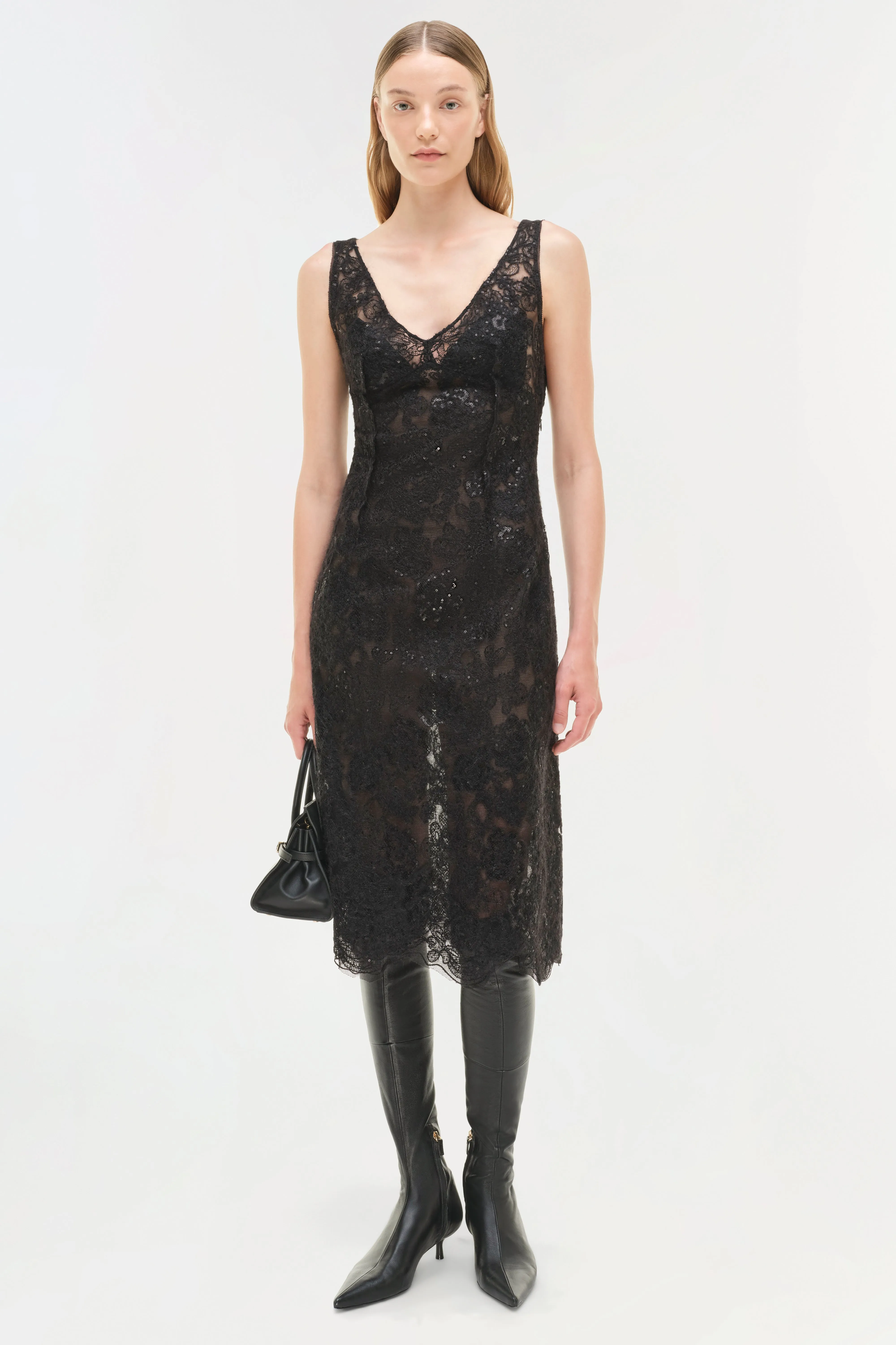 Delphine Sequin Lace Midi Dress sold by Simkhai product image thumbnail 2