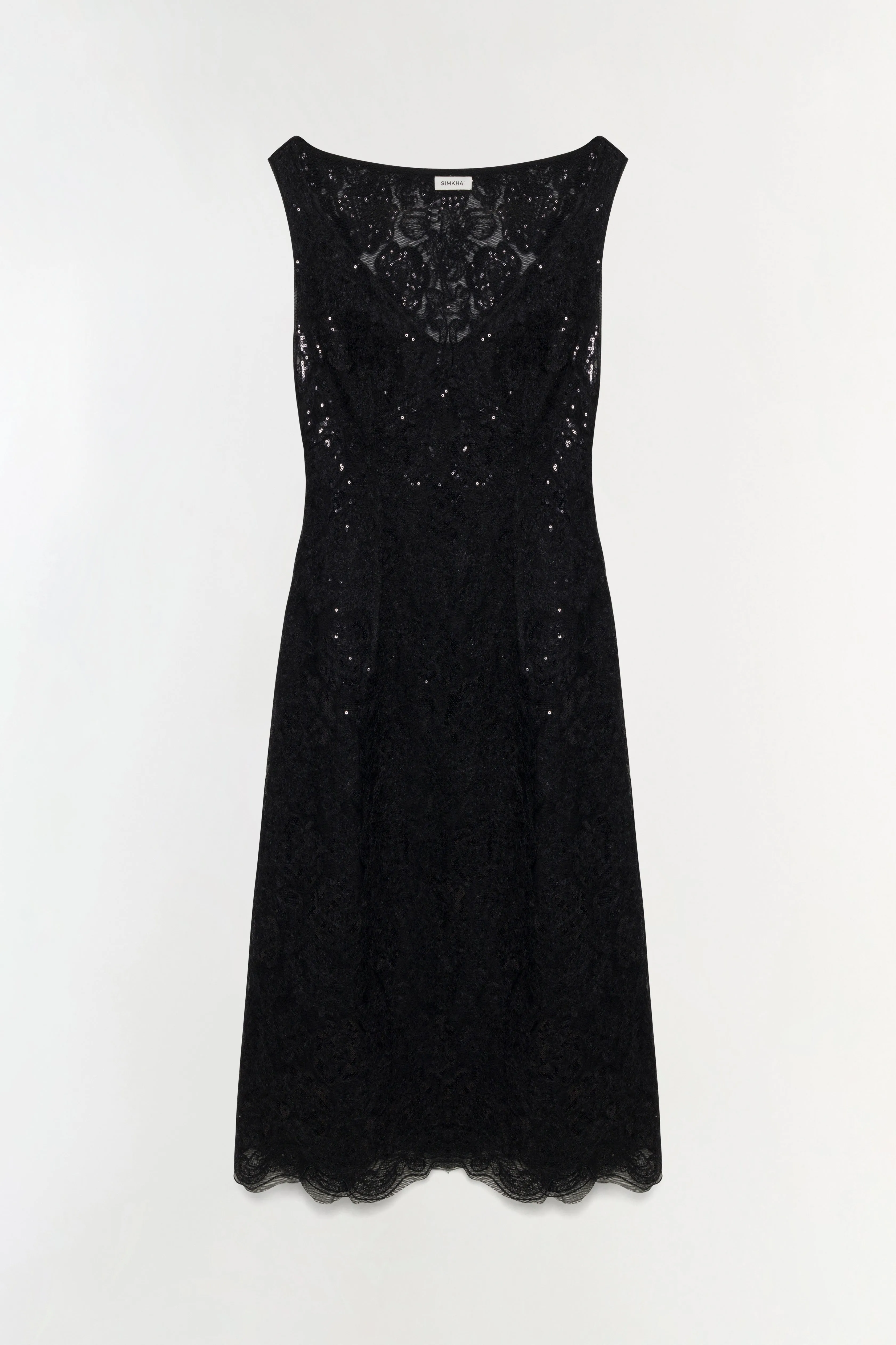 Delphine Sequin Lace Midi Dress sold by Simkhai