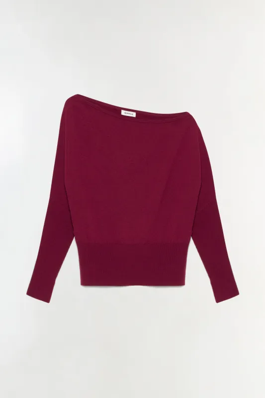 Lavina Off Shoulder Sweater made by Simkhai