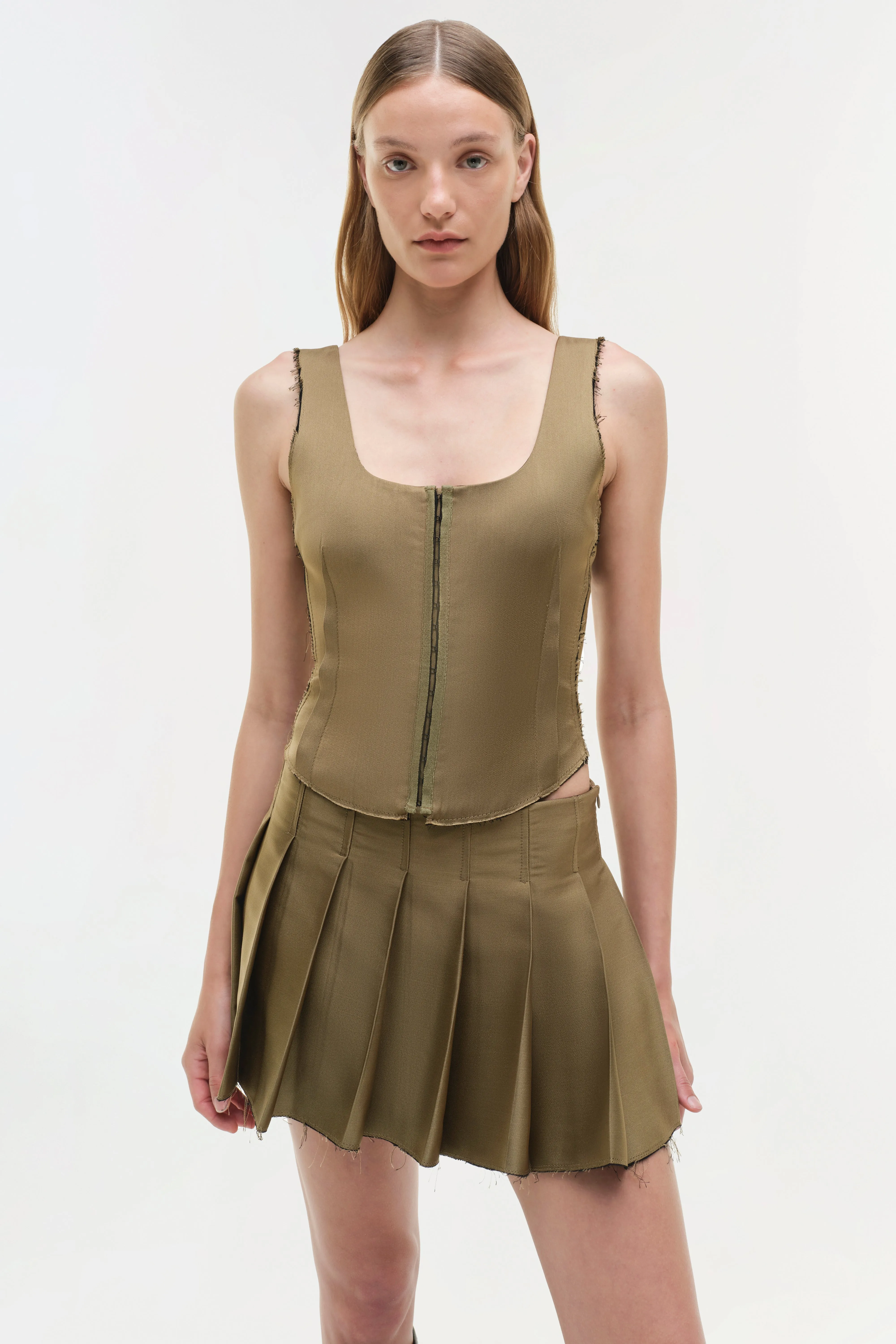 Rives Pleated Mini Skort sold by Simkhai product image thumbnail 3