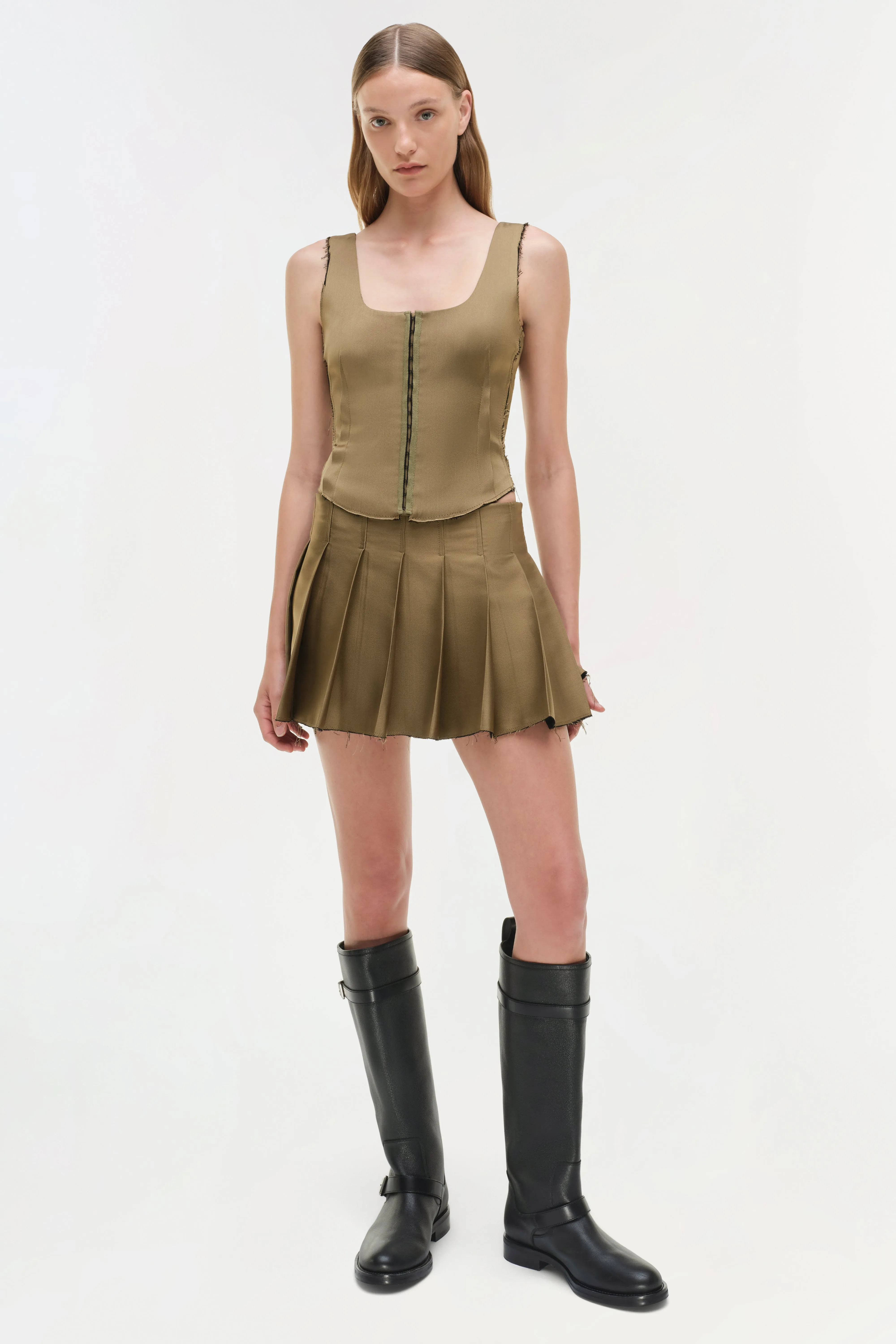 Rives Pleated Mini Skort sold by Simkhai product image thumbnail 2