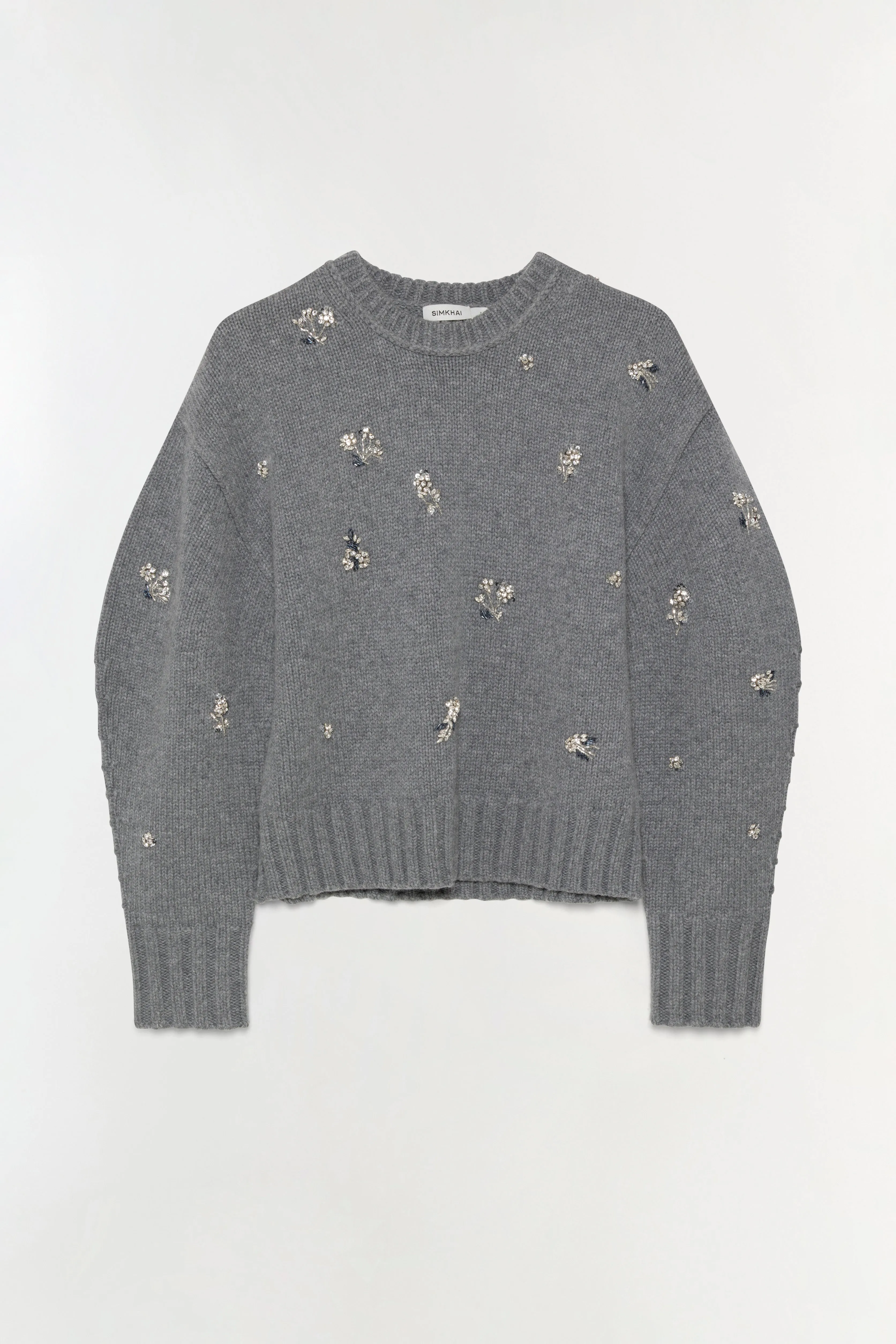 Coraline Embellished Knit Crewneck sold by Simkhai
