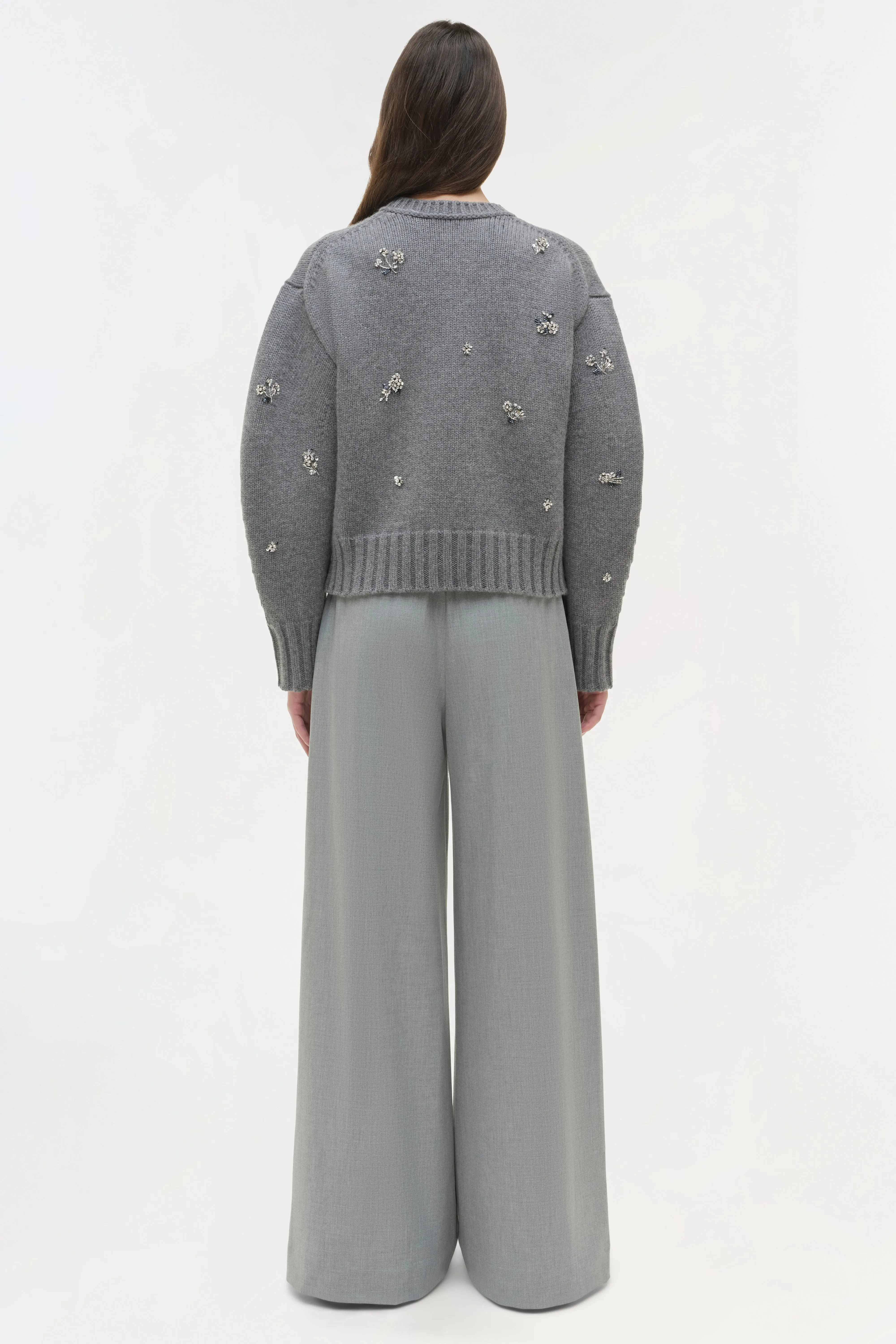 Coraline Embellished Knit Crewneck sold by Simkhai product image thumbnail 5