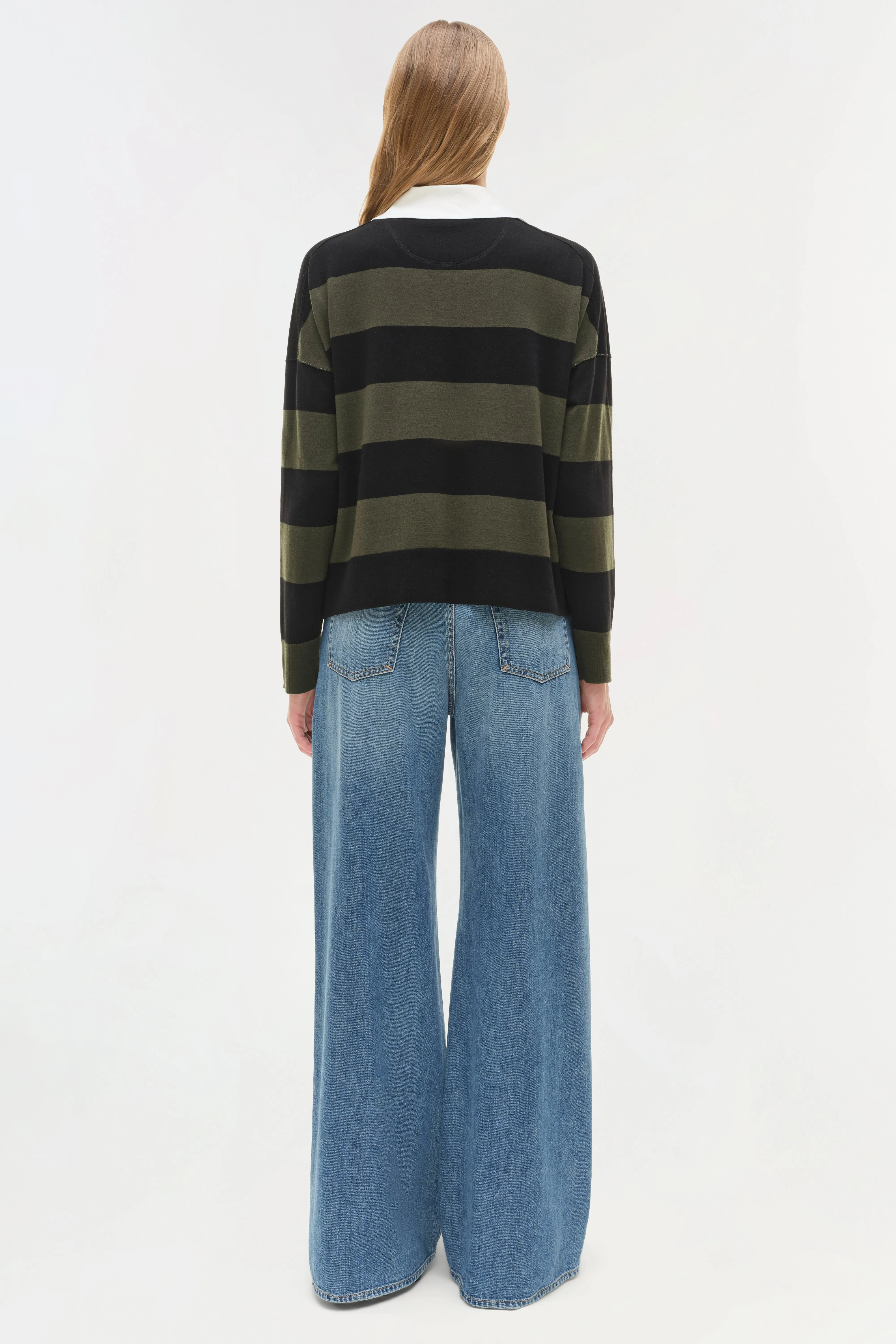 Carson Knit Rugby Polo sold by Simkhai product image thumbnail 5