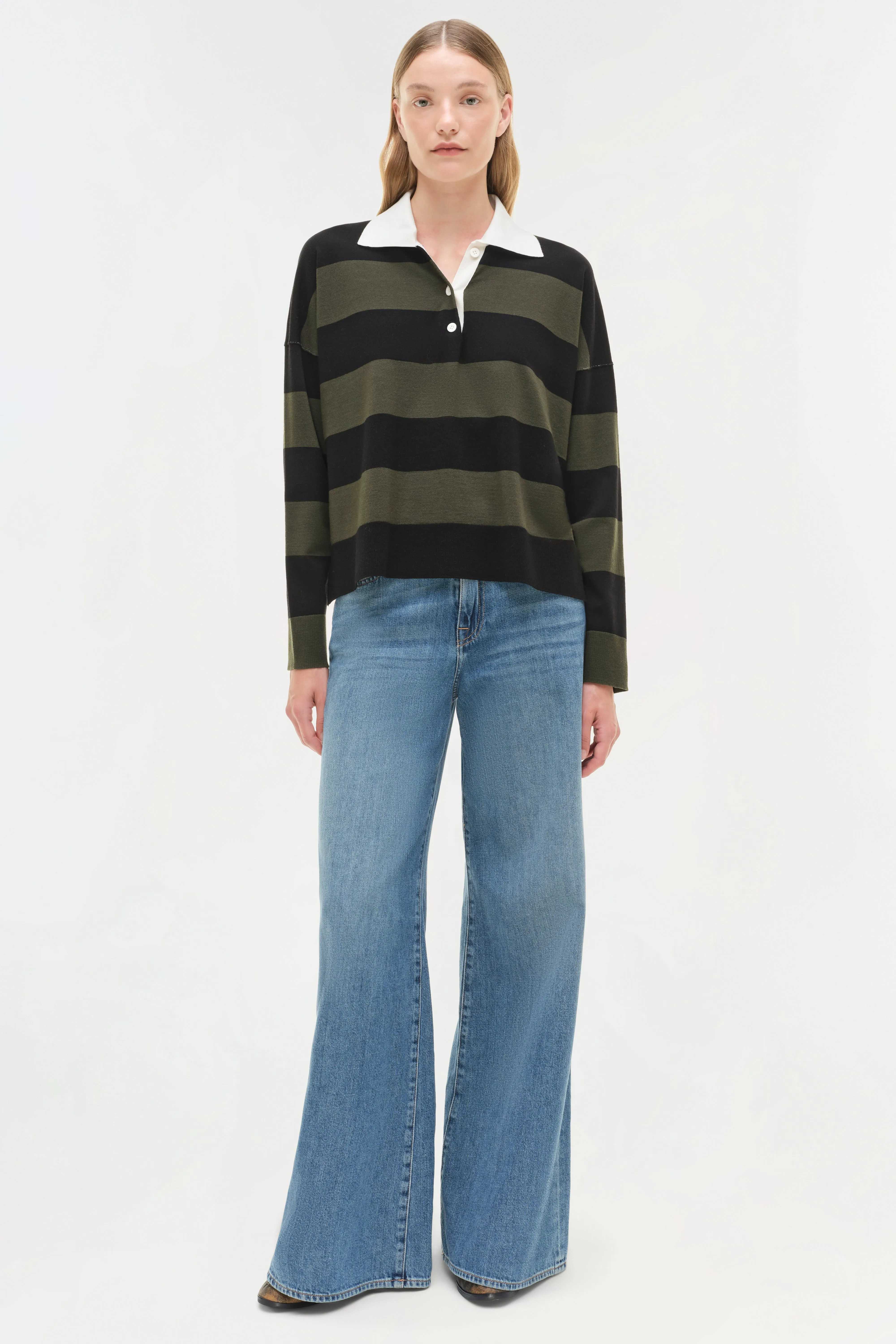 Carson Knit Rugby Polo sold by Simkhai product image thumbnail 2