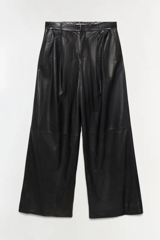 Kobie Wide Leg Leather Pant sold by Simkhai