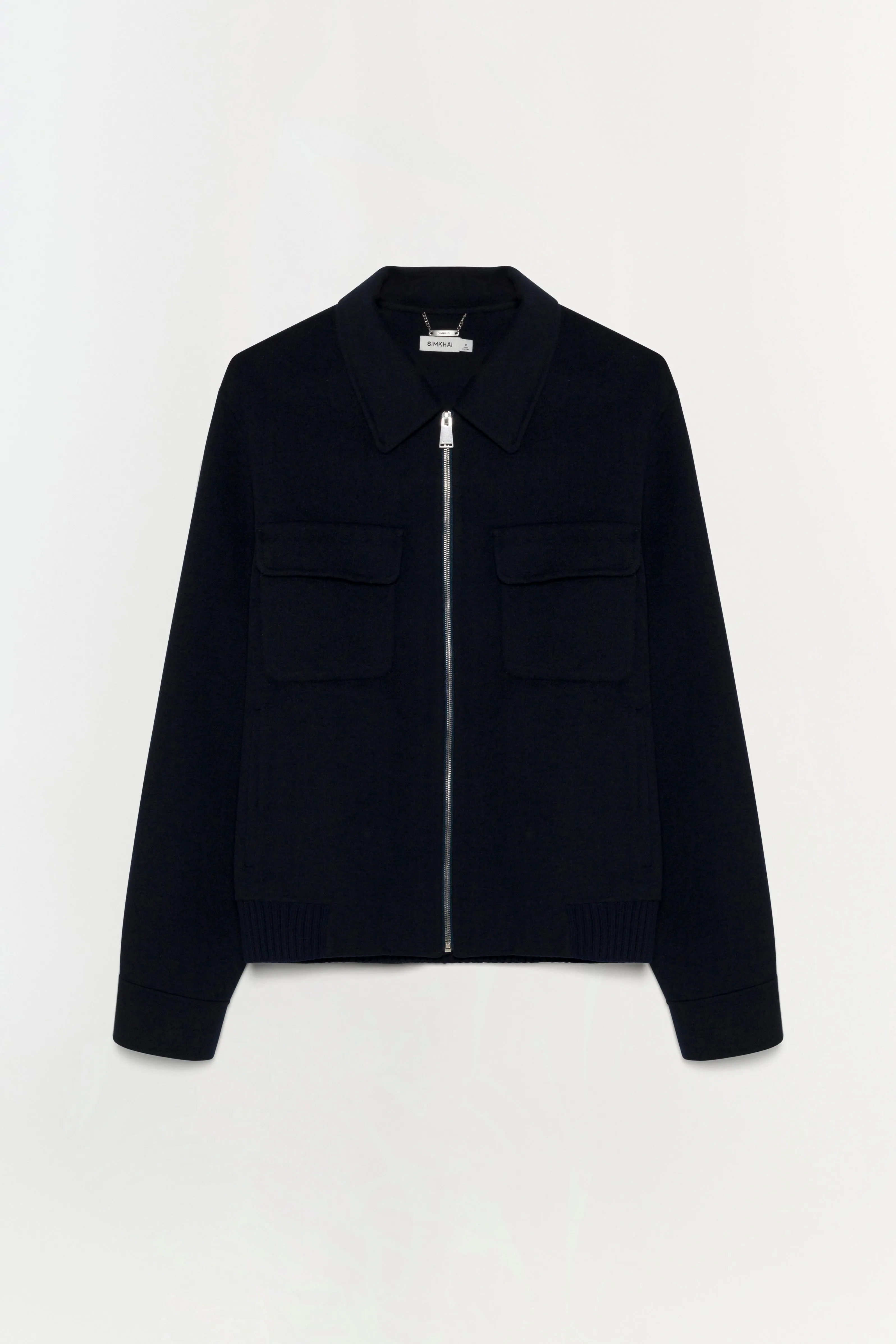 Dennis Wool Zip Up Jacket sold by Simkhai
