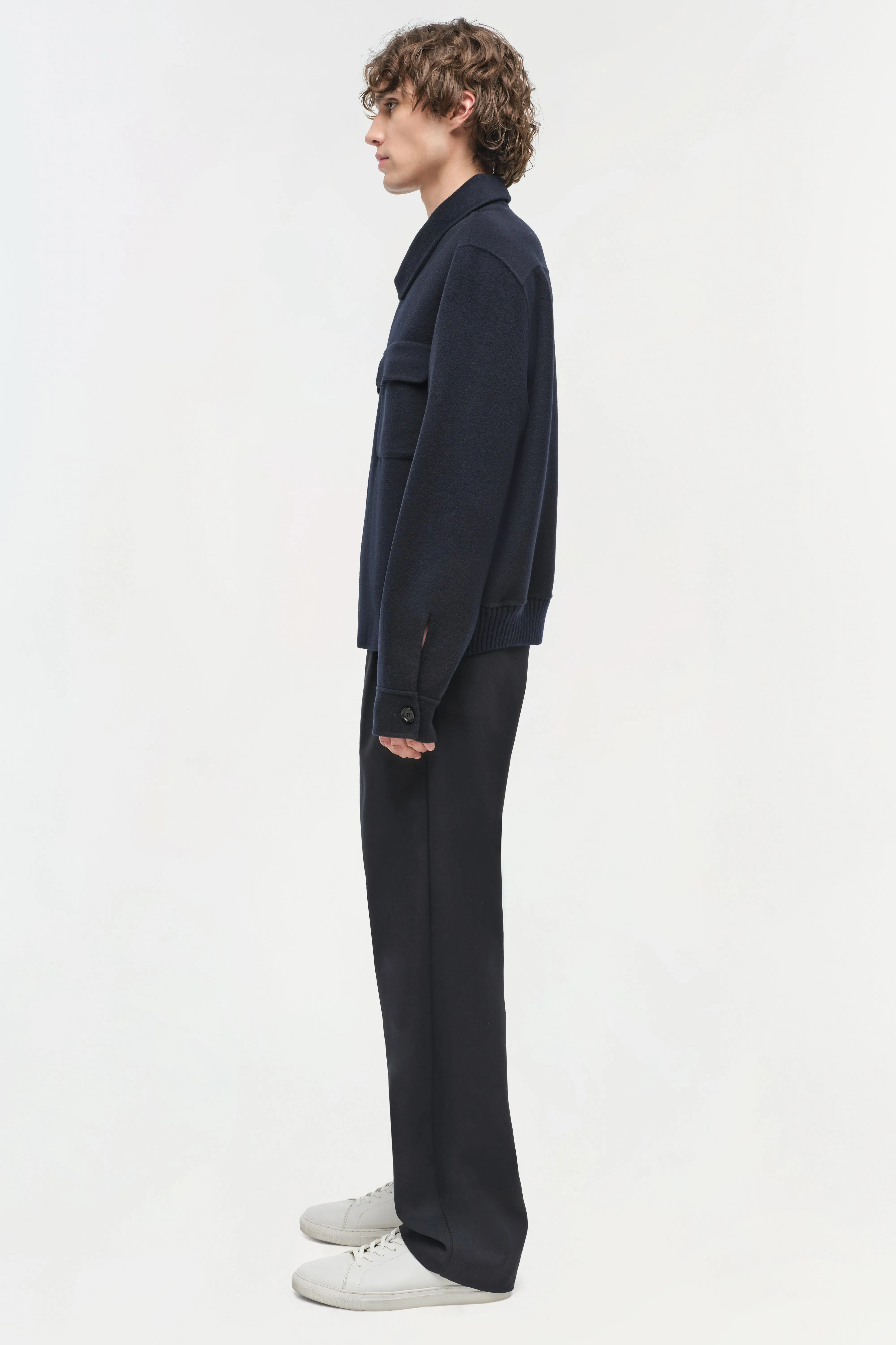 Dennis Wool Zip Up Jacket sold by Simkhai product image thumbnail 4