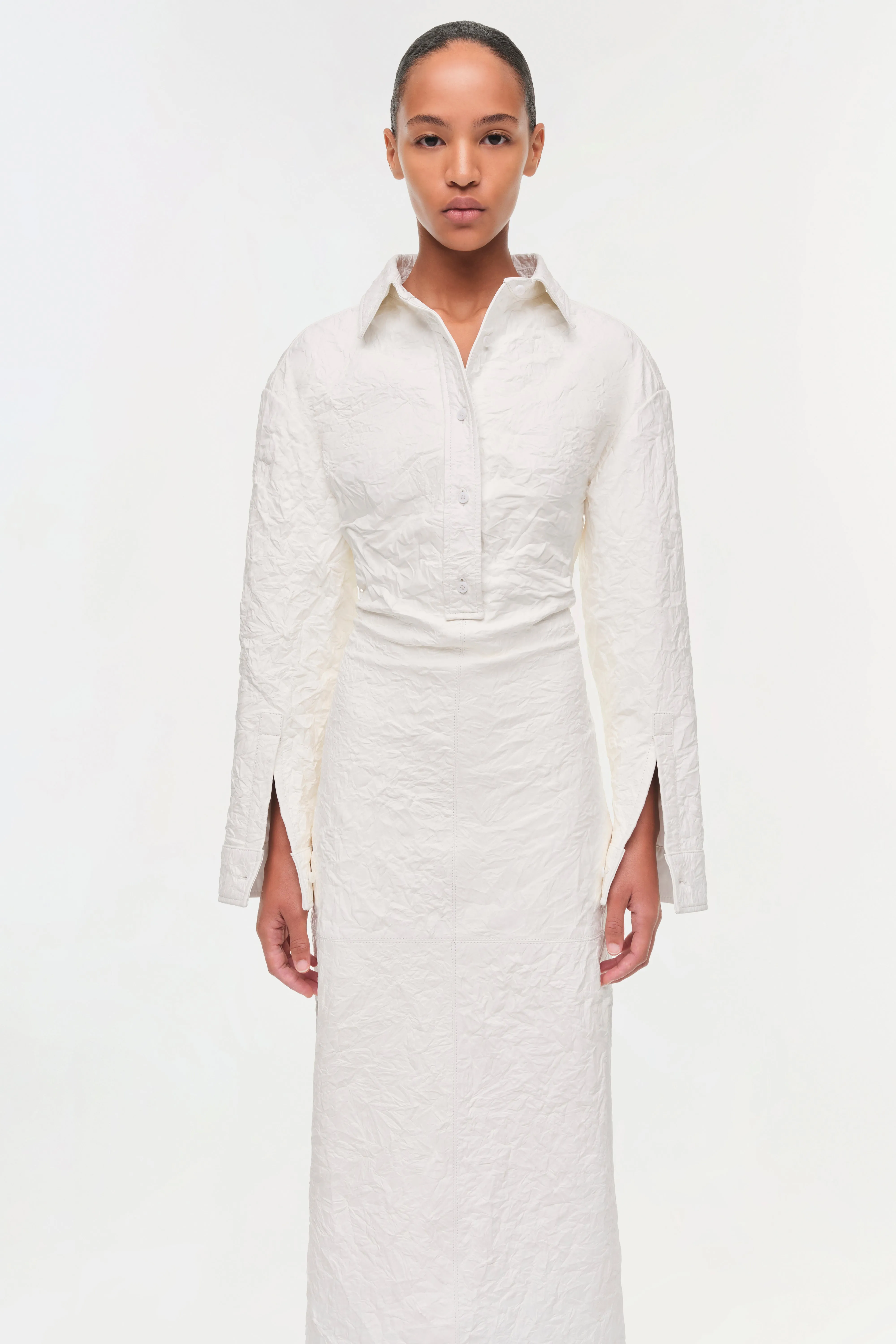 Carroway Leather Midi Dress sold by Simkhai product image thumbnail 5