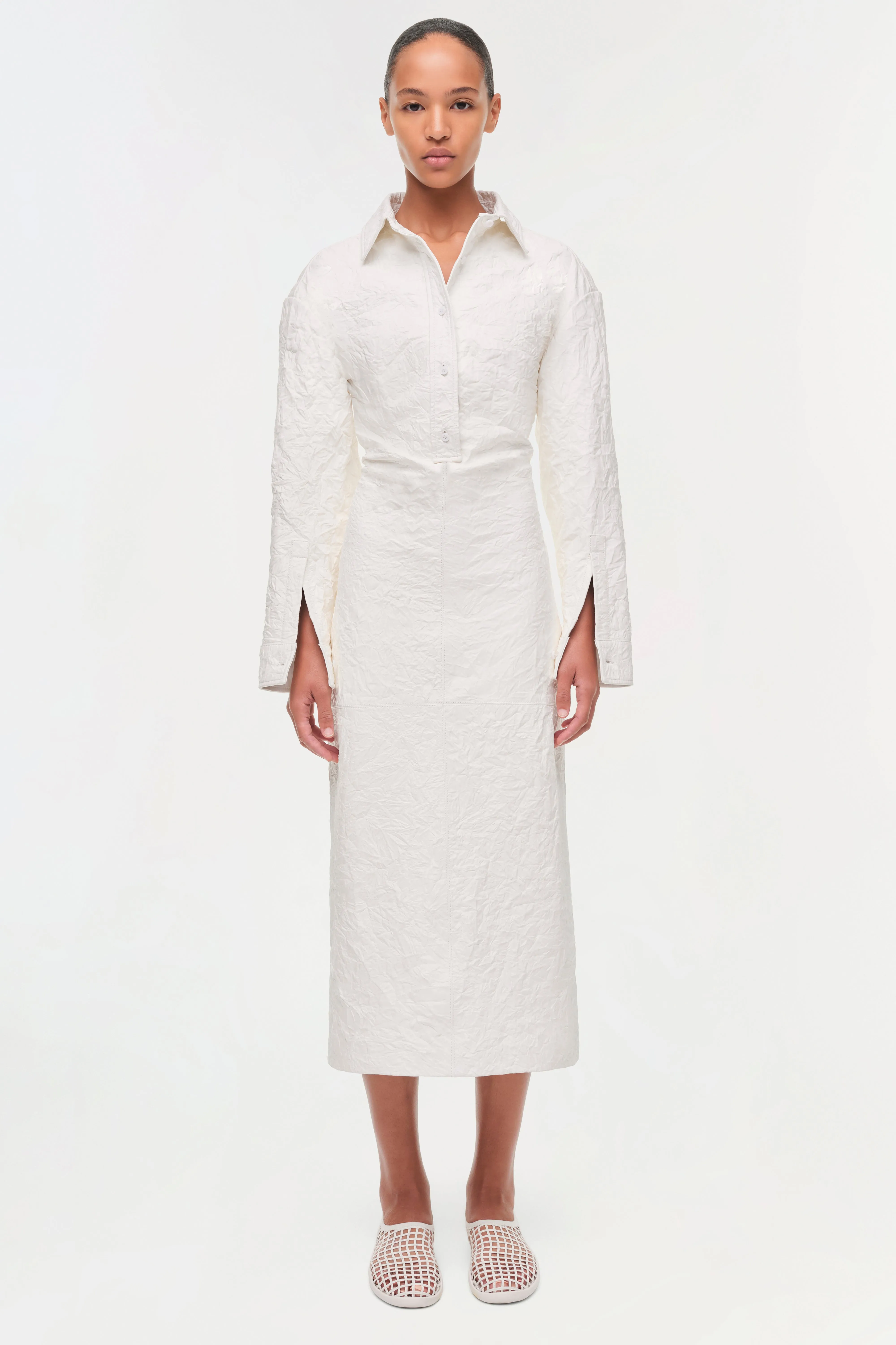 Carroway Leather Midi Dress sold by Simkhai product image thumbnail 3