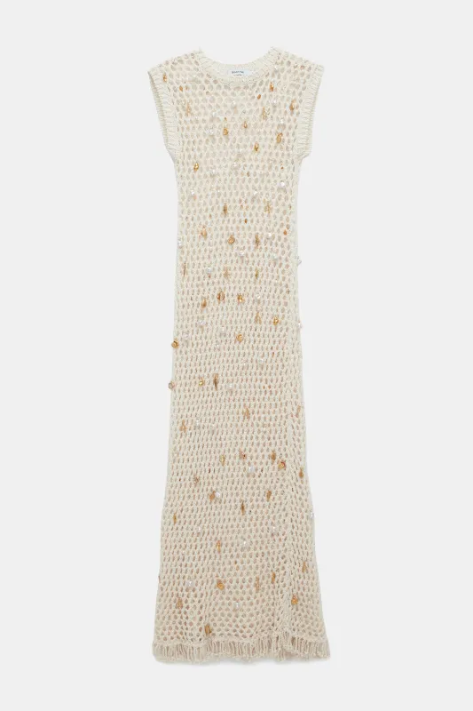 Coralia Knit Charmed Midi Dress sold by Simkhai