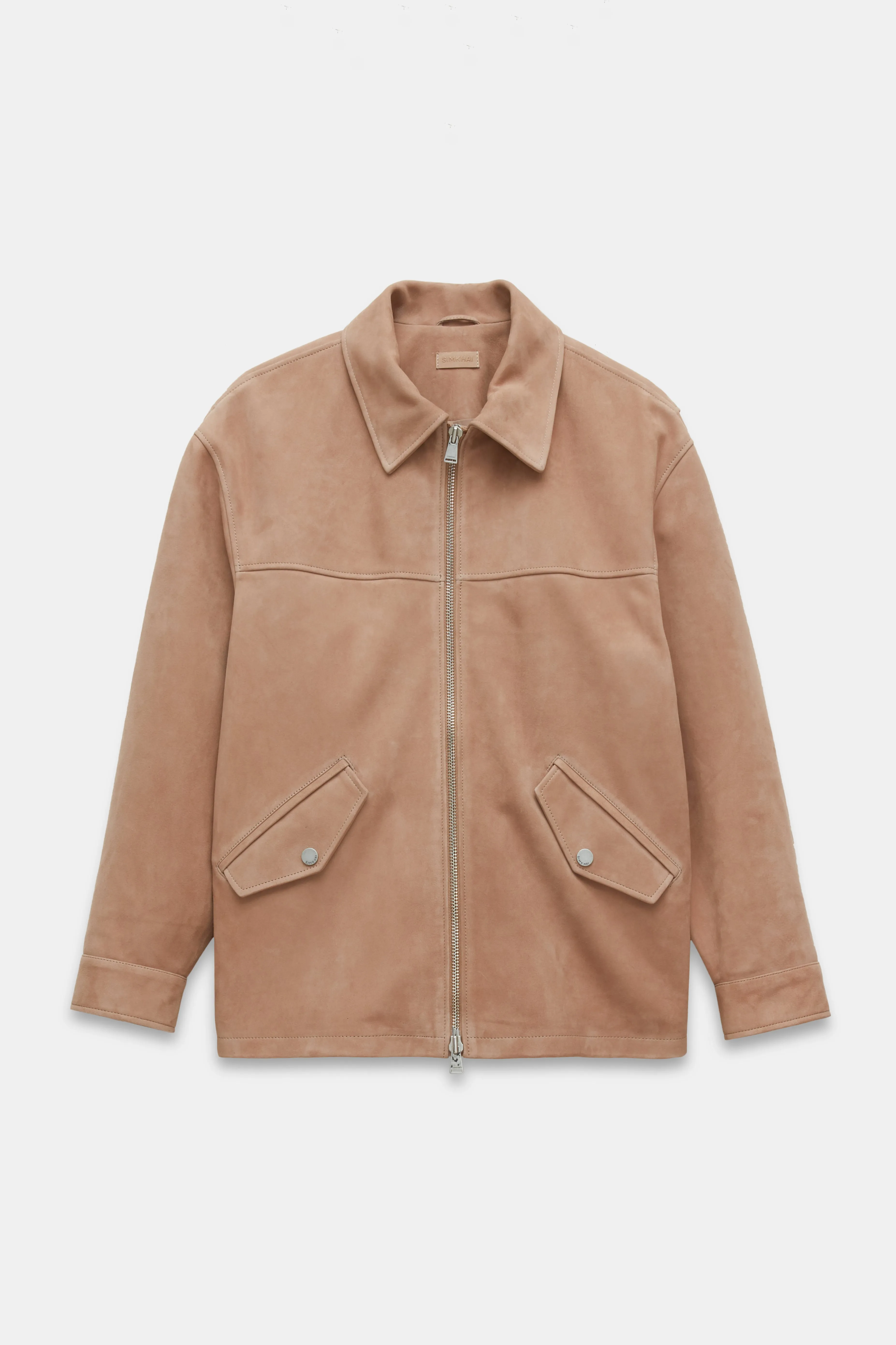 Aslan Long Suede Jacket sold by Simkhai