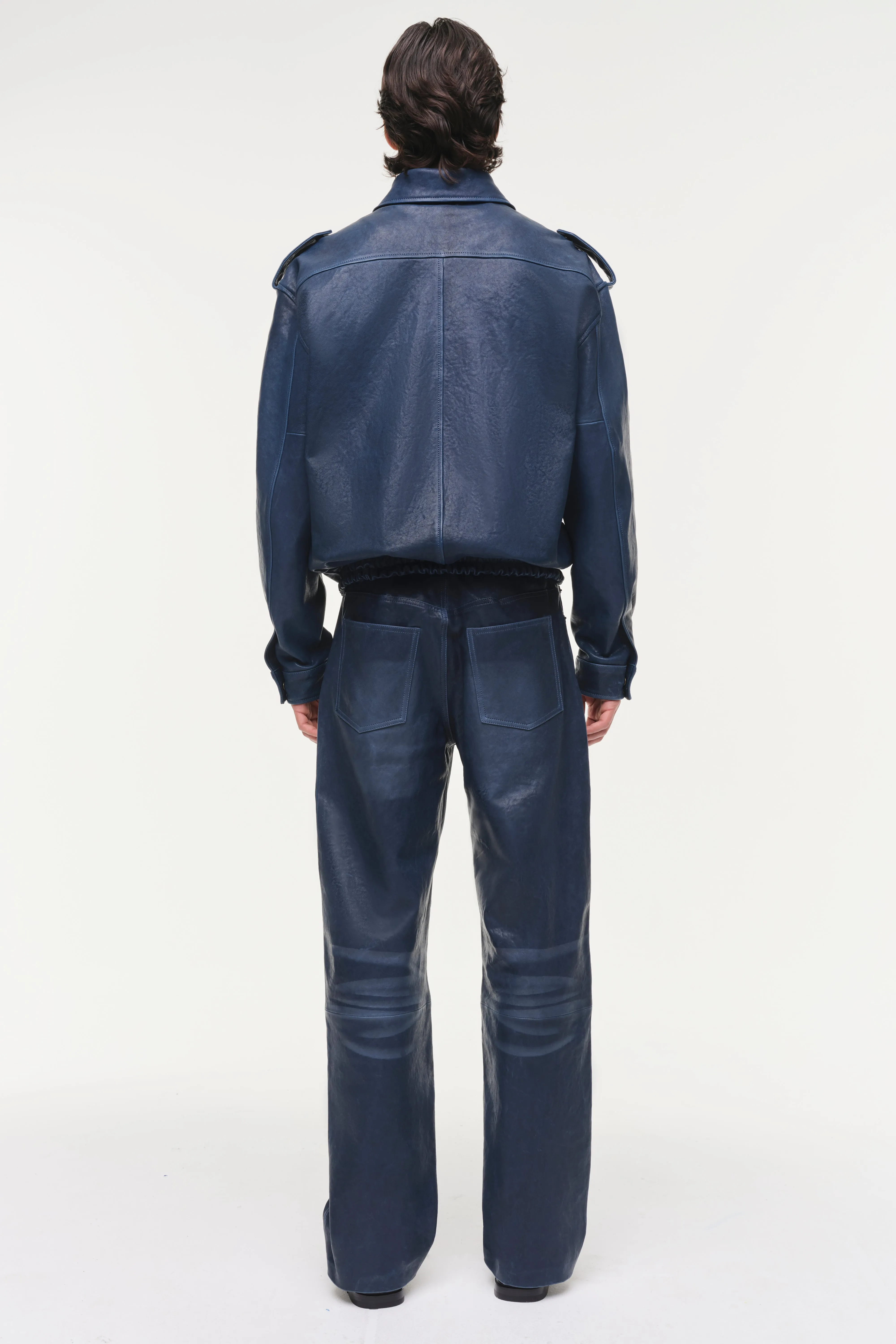 Gideon Leather Flight Jacket sold by Simkhai product image thumbnail 5